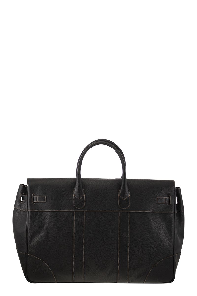BRUNELLO CUCINELLI Country Handbag Mini in Grained Calfskin