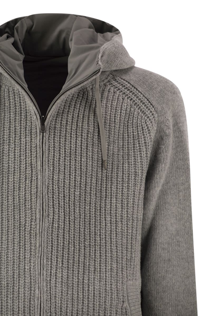 HERNO Reversible Padded Wool Bomber Jacket