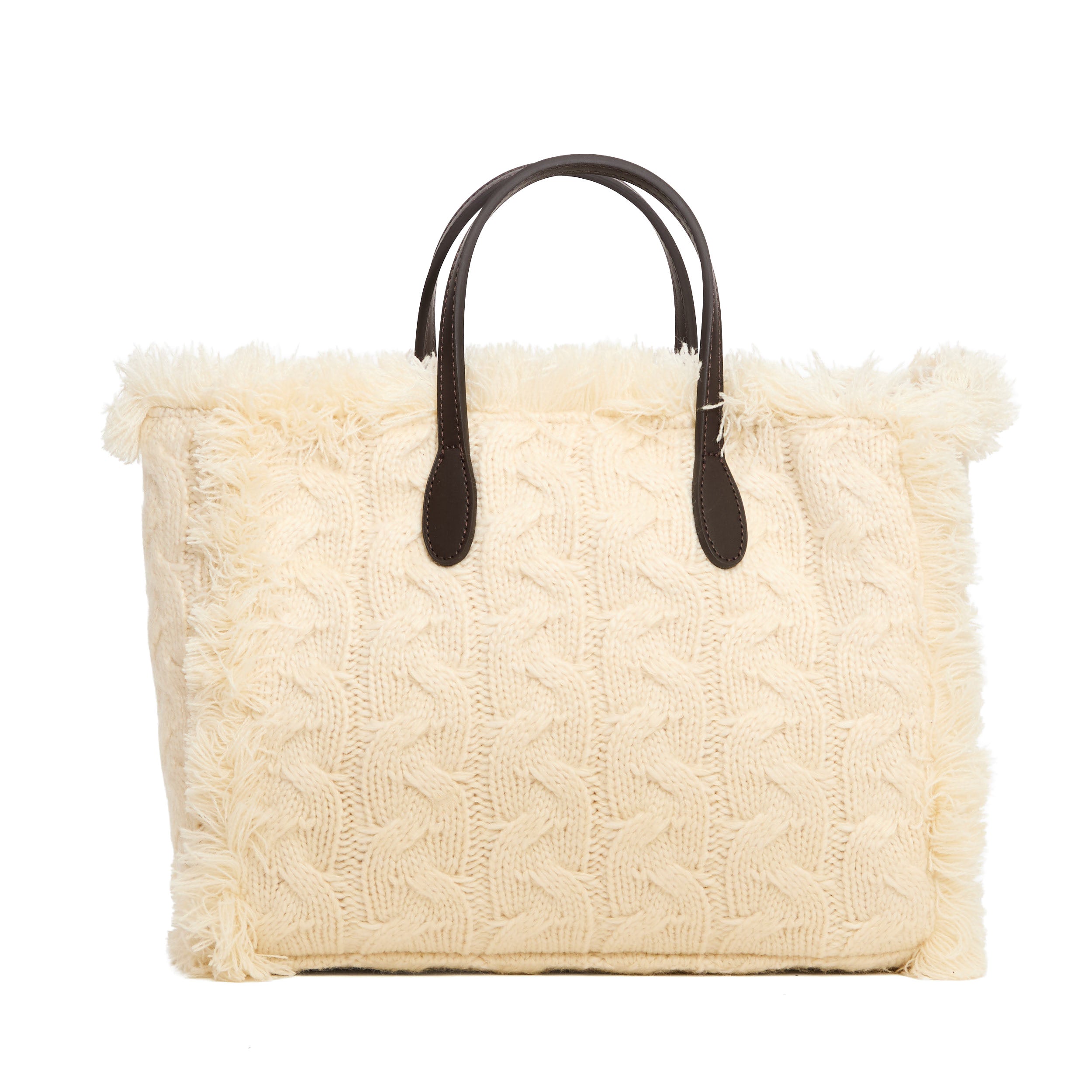 MC2 SAINT BARTH Fringed Colette Handbag - 30 x 22 x 15 cm