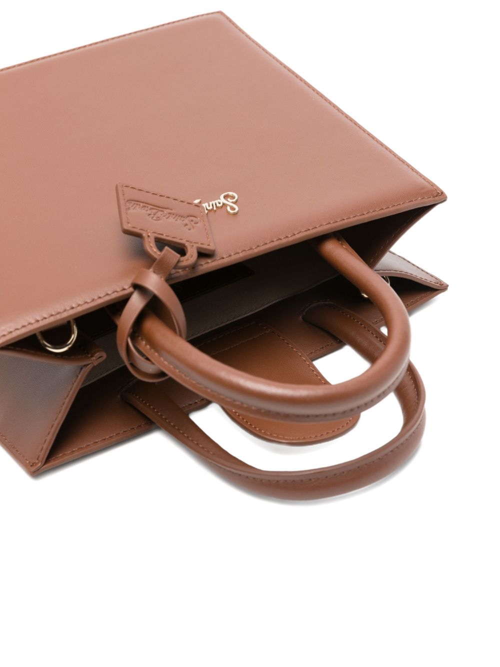 MC2 SAINT BARTH Chic Leather Shopping Handbag - Midi Size