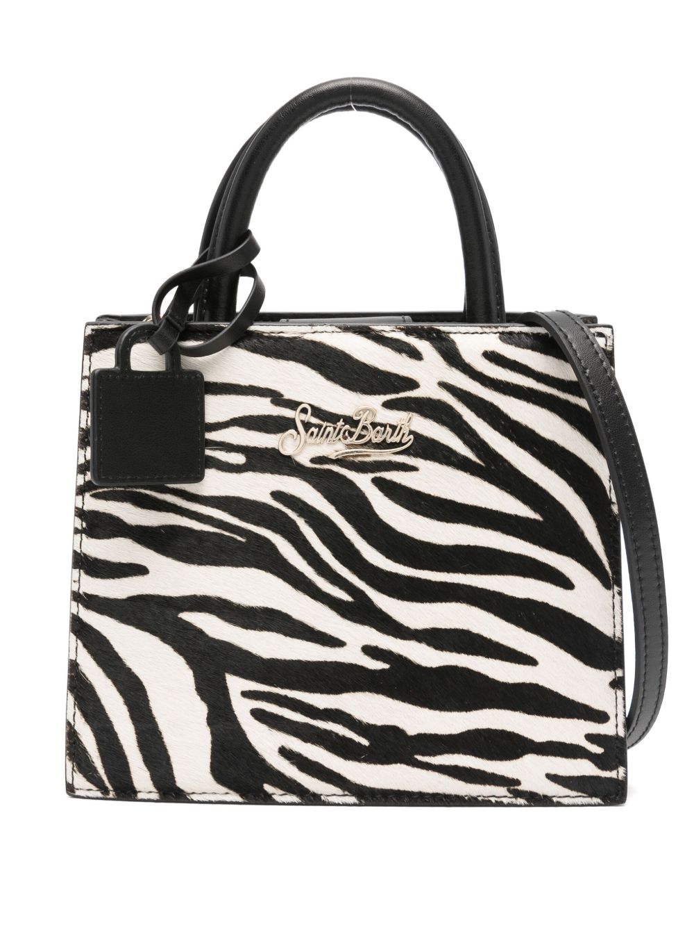 MC2 SAINT BARTH Mini Zebra Print Handbag