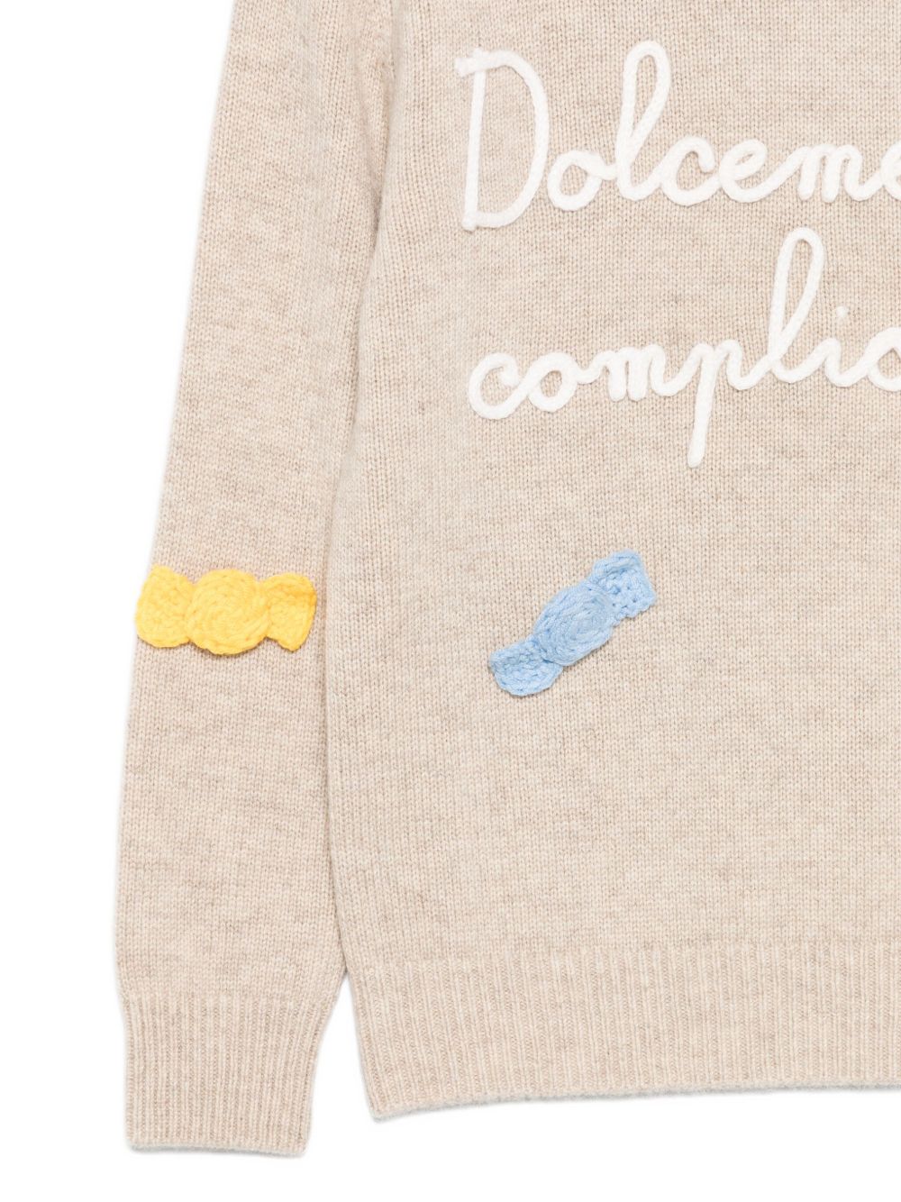 MC2 SAINT BARTH Cozy Girl's Sweater - FW25