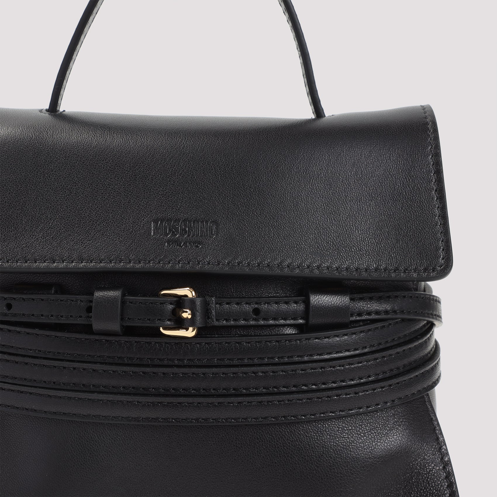 MOSCHINO COUTURE Mini Leather Handbag - FW25 Collection