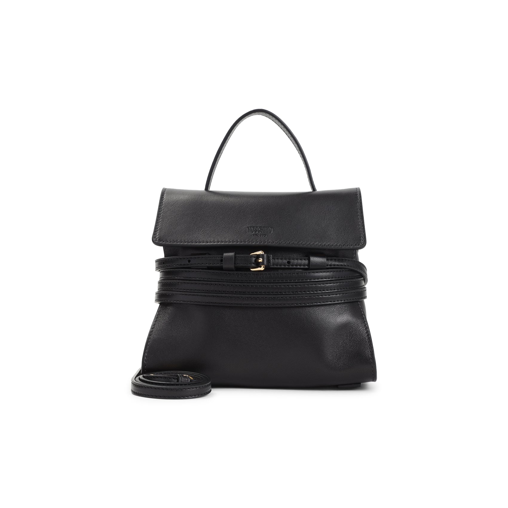 MOSCHINO COUTURE Mini Leather Handbag - FW25 Collection