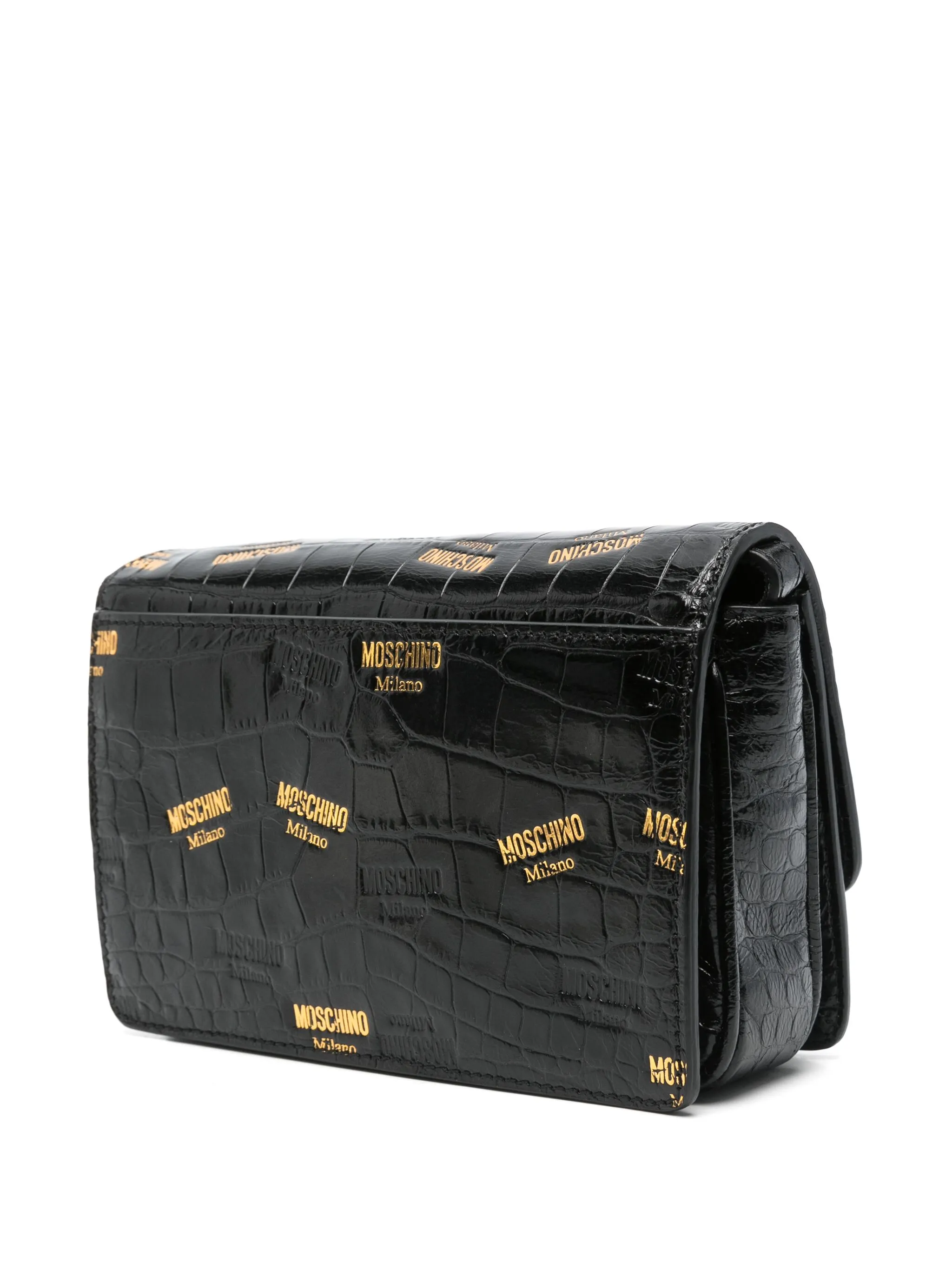 MOSCHINO COUTURE Logo-Stamp Cross Body Mini Handbag