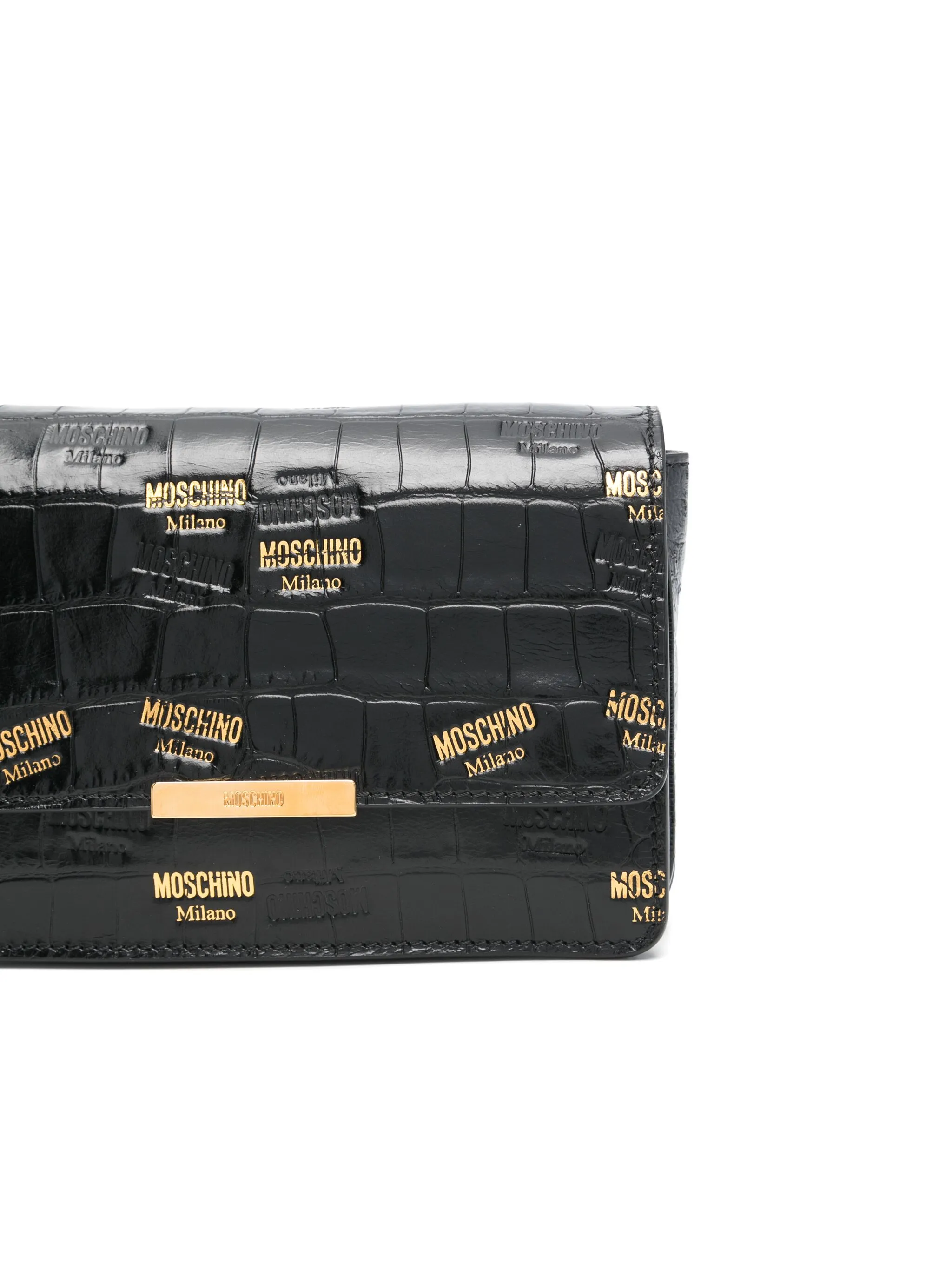 MOSCHINO COUTURE Logo-Stamp Cross Body Mini Handbag