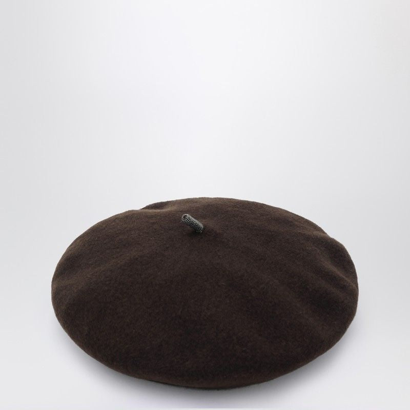 BRUNELLO CUCINELLI Wool Beanie with Elegant Detail