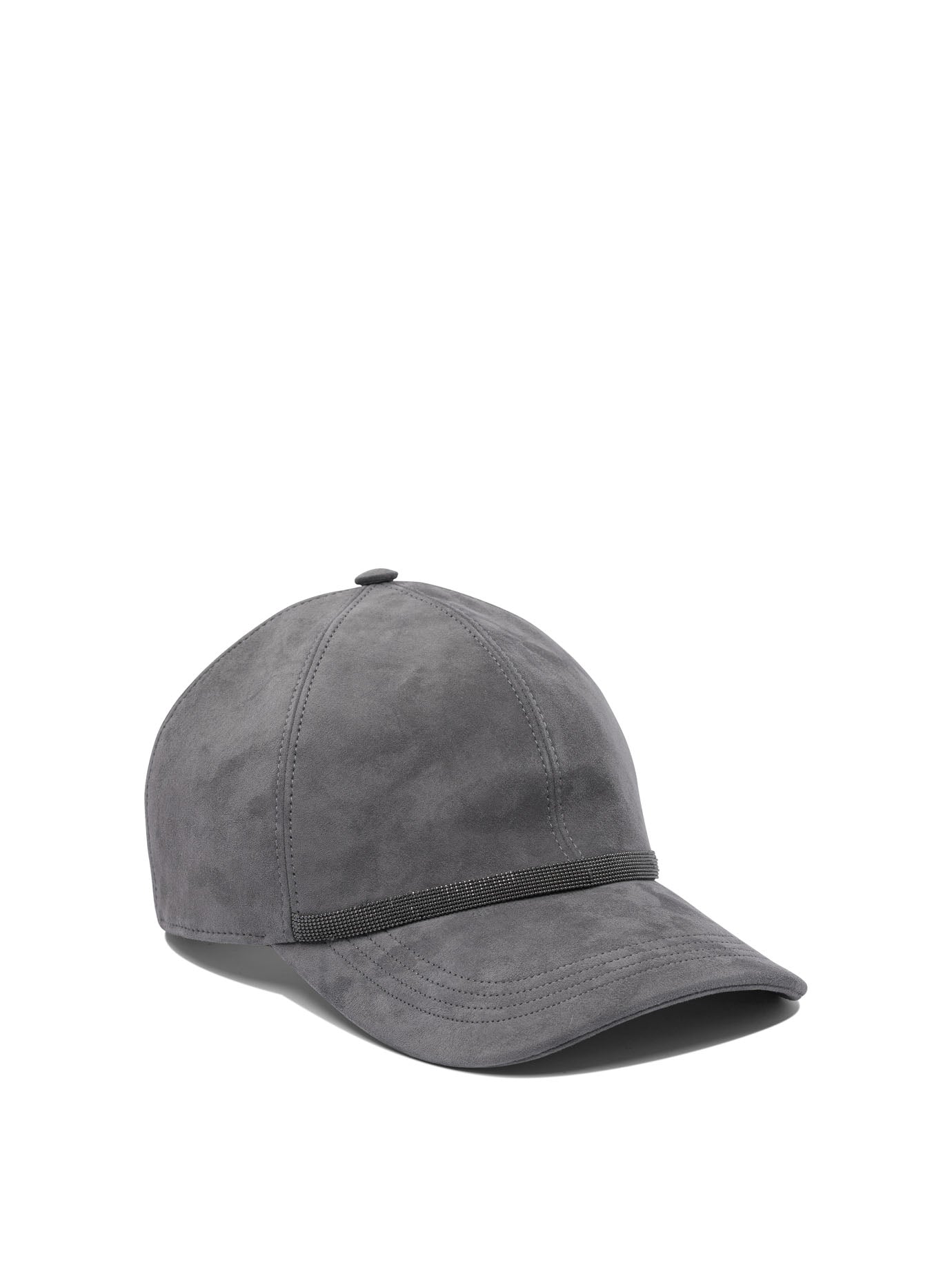 BRUNELLO CUCINELLI Elegant Suede Hat for Women - Spring Summer Collection 2025