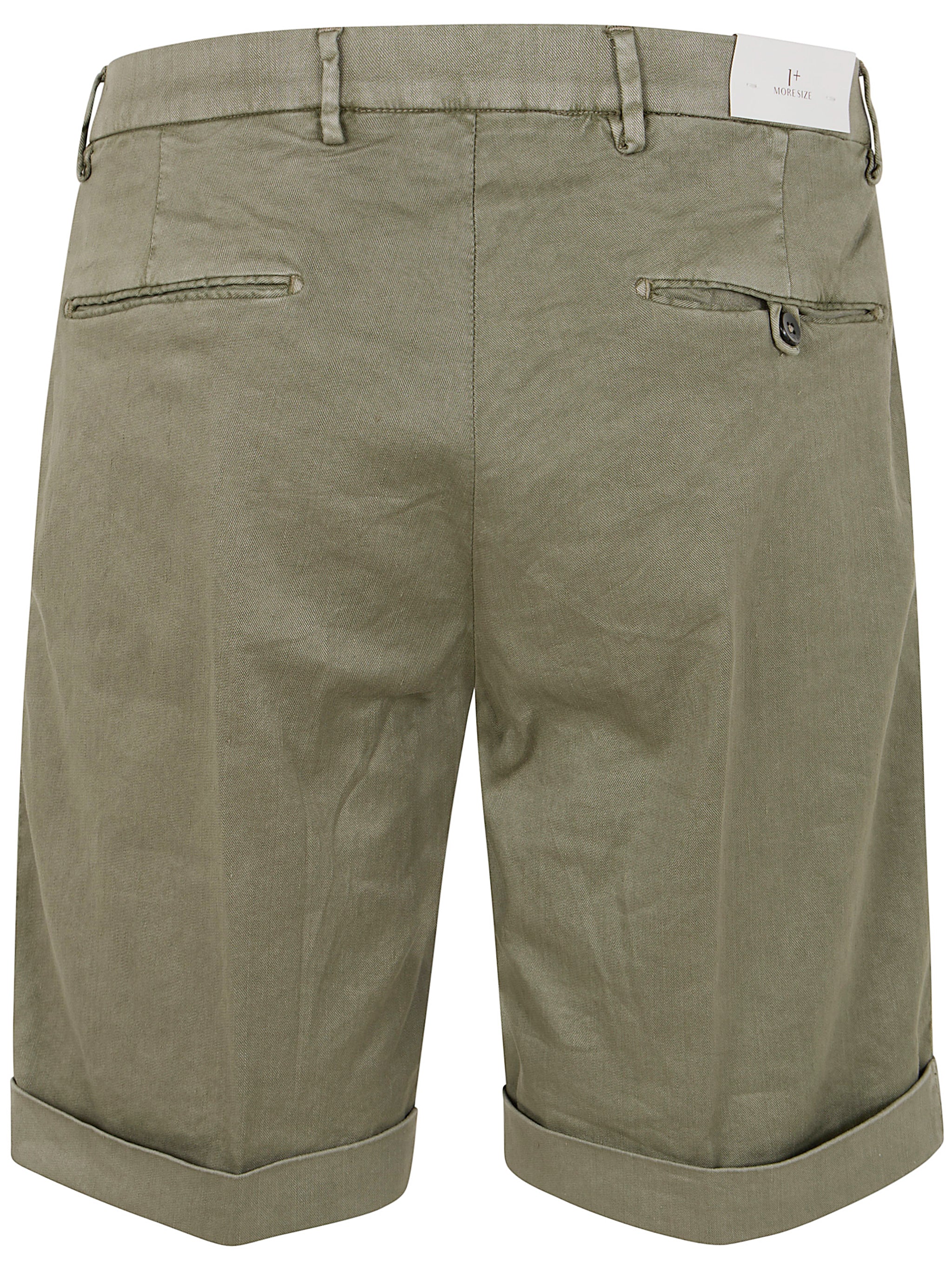 MICHAEL COAL Men's Relaxed Fit Mini Bermuda Trousers