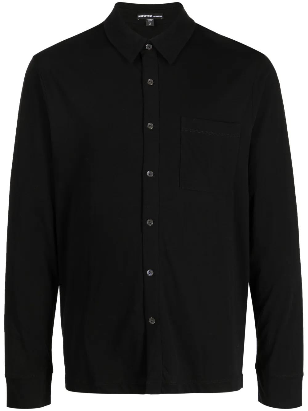 JAMES PERSE Long Sleeve Clean Finish T-Shirt