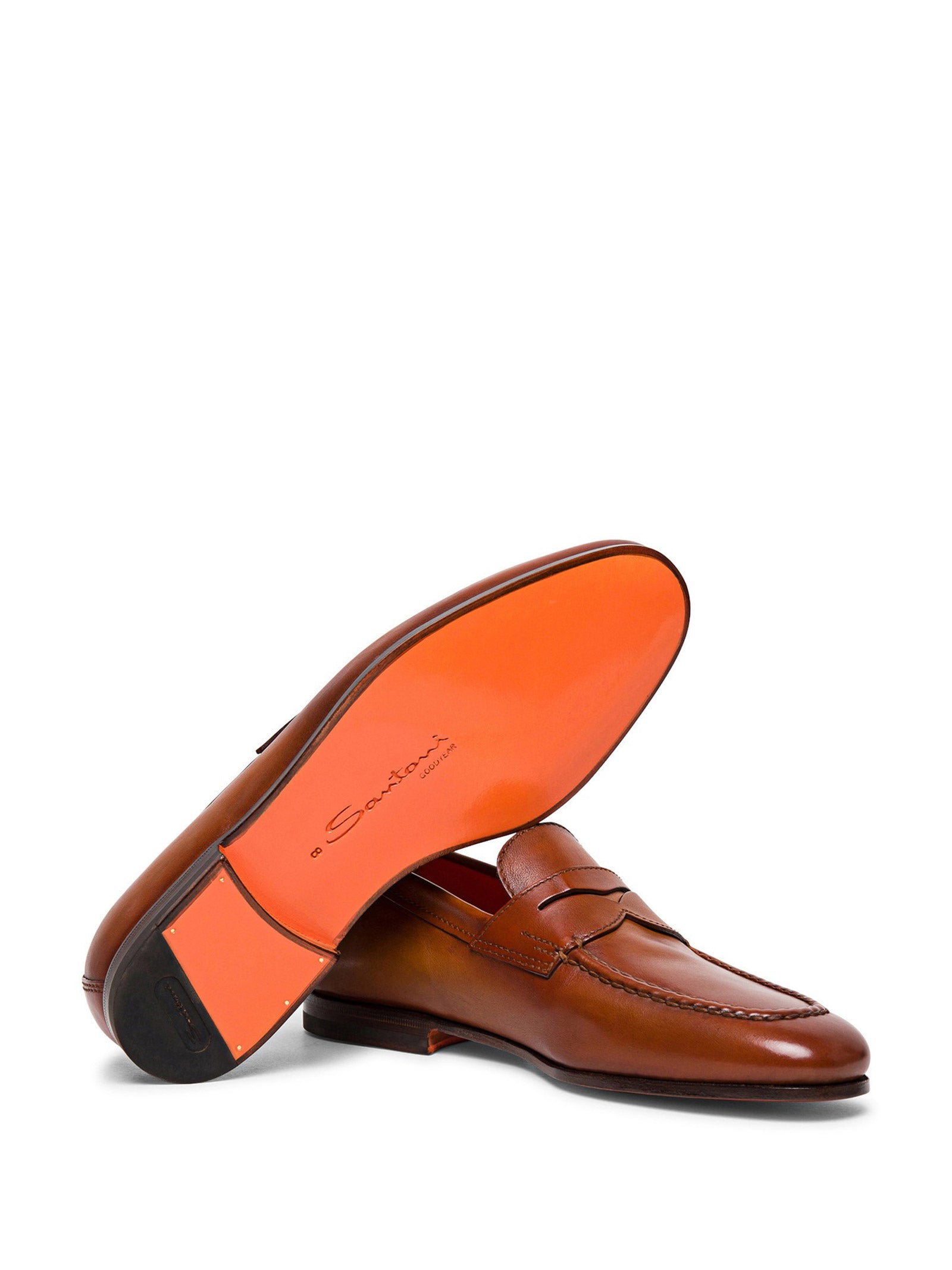 SANTONI Men's Premium Leather Moccasin - SS24 Collection
