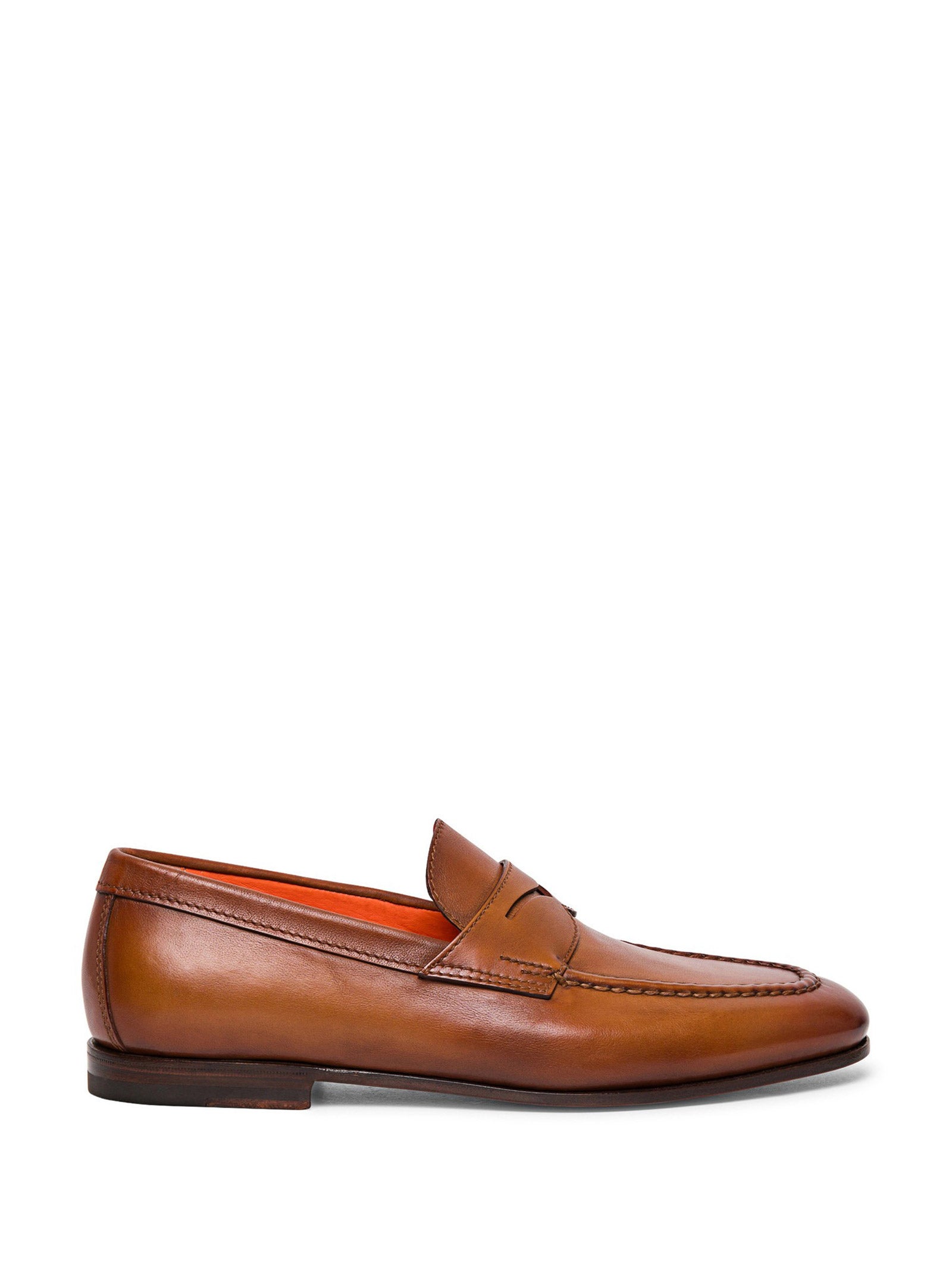 SANTONI Men's Premium Leather Moccasin - SS24 Collection