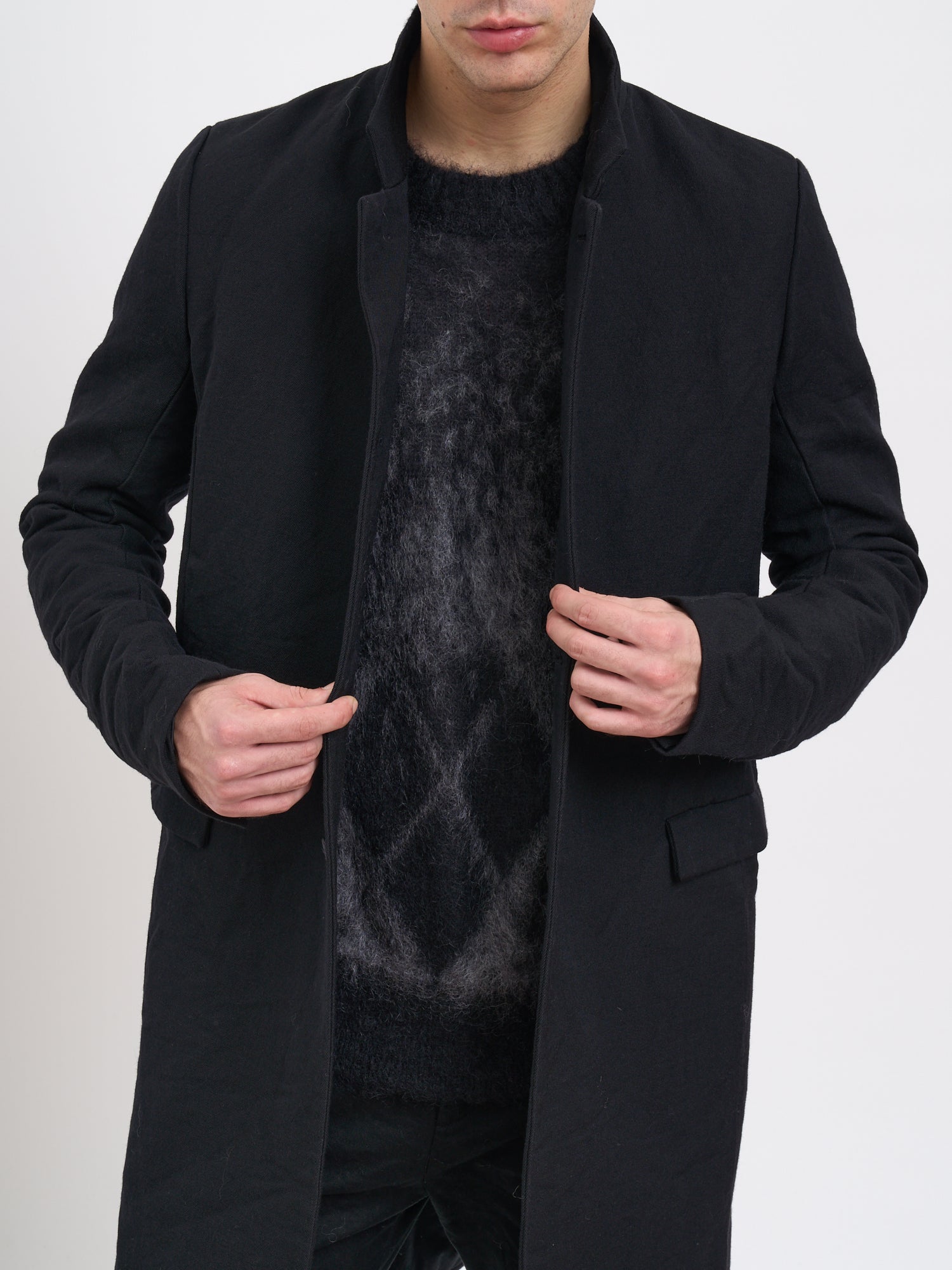 POEME BOHEMIEN Regular Wool Jacket Size 50 for Men