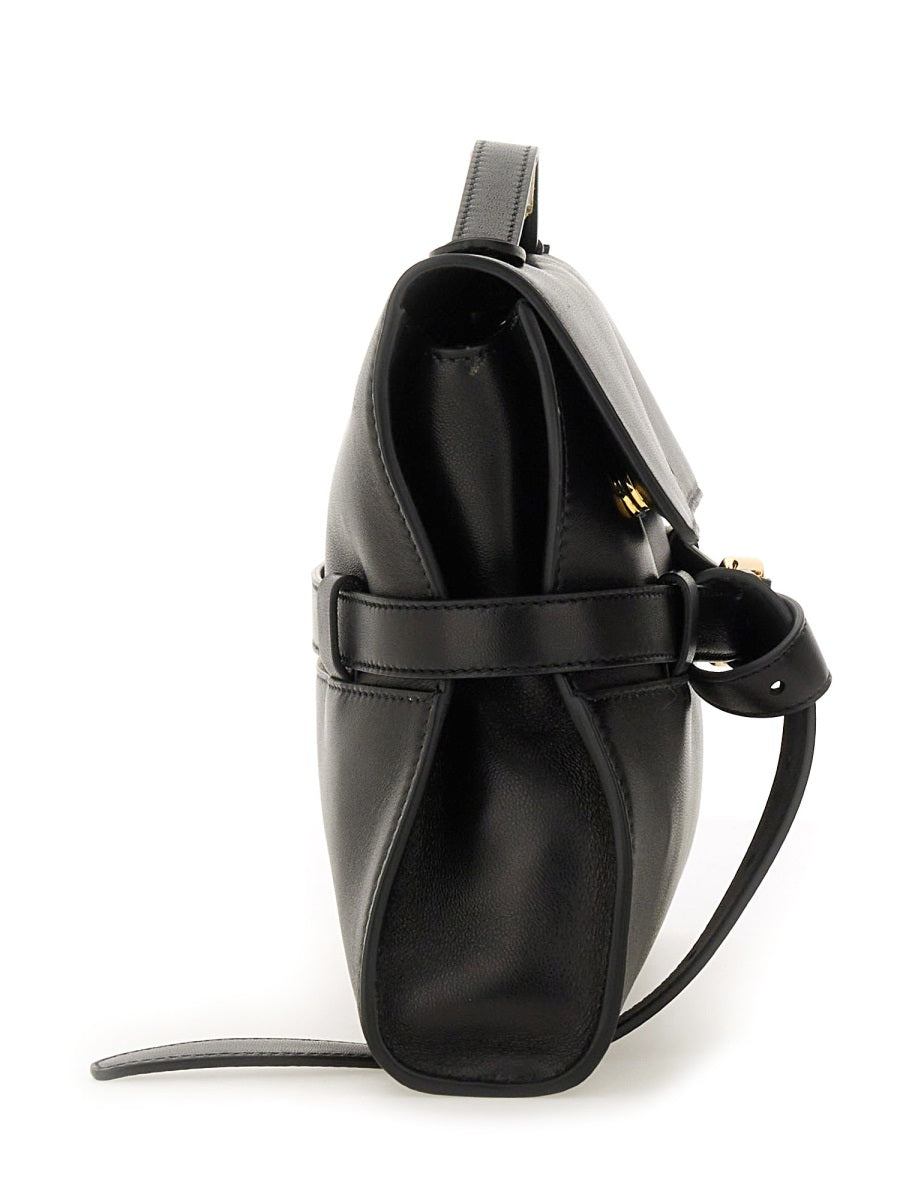 MOSCHINO COUTURE Nappa Leather Tie Me Mini Clutch for Men