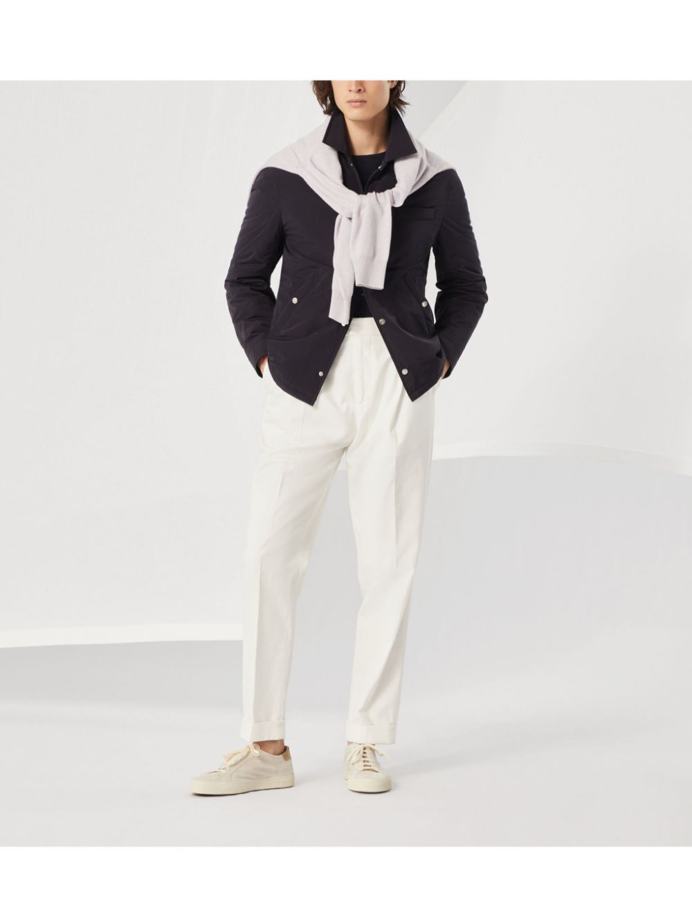 BRUNELLO CUCINELLI Water Resistant Jacket for Men - SS25 Collection