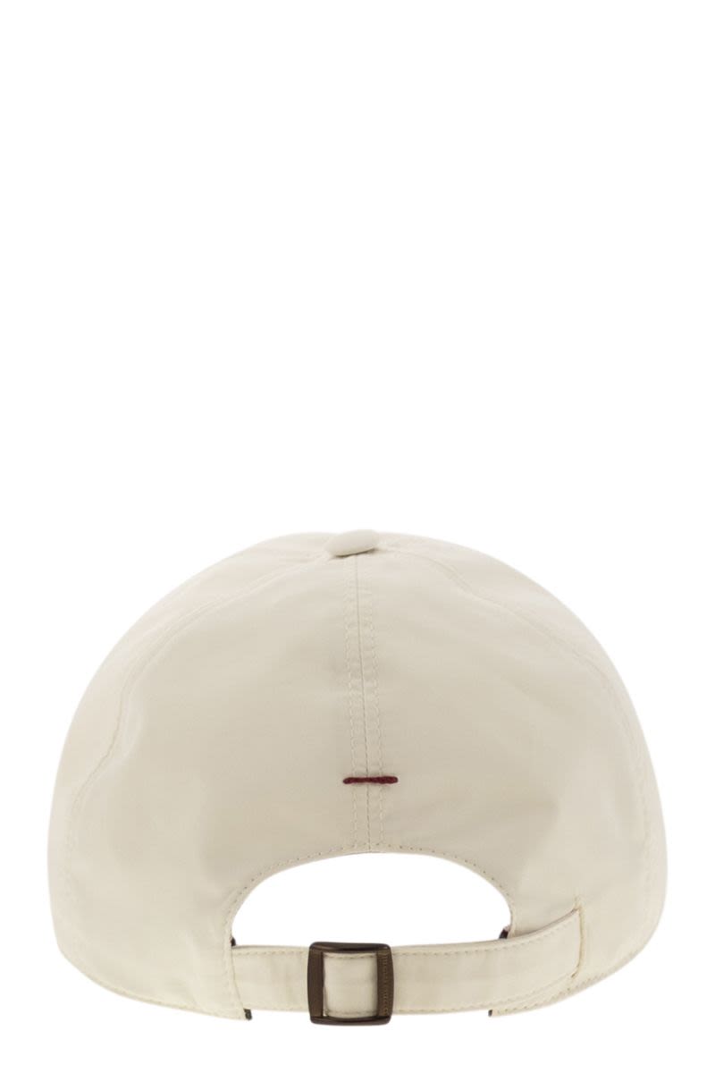 BRUNELLO CUCINELLI Water-Repellent Microfibre Baseball Cap with Embroidered Logo