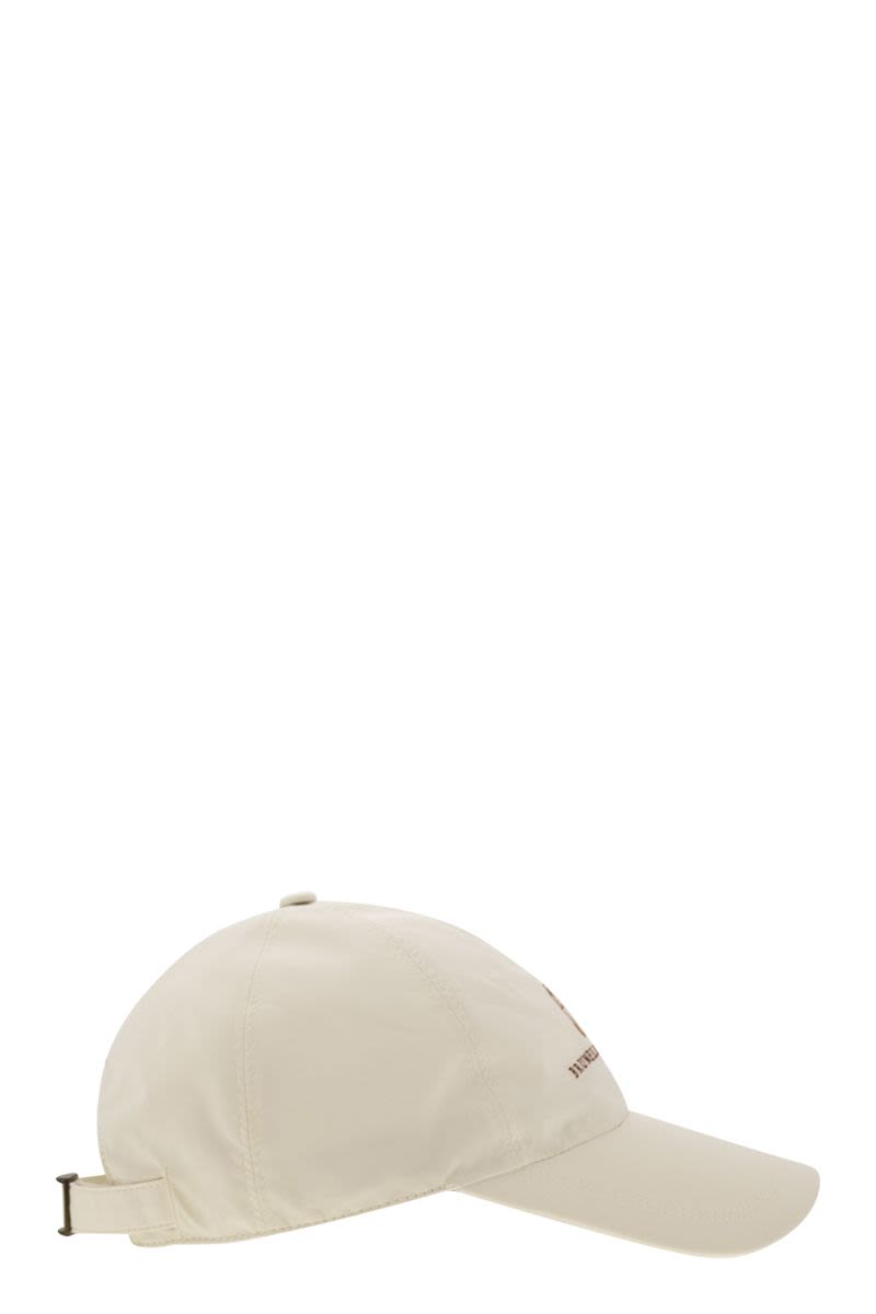 BRUNELLO CUCINELLI Water-Repellent Microfibre Baseball Cap with Embroidered Logo