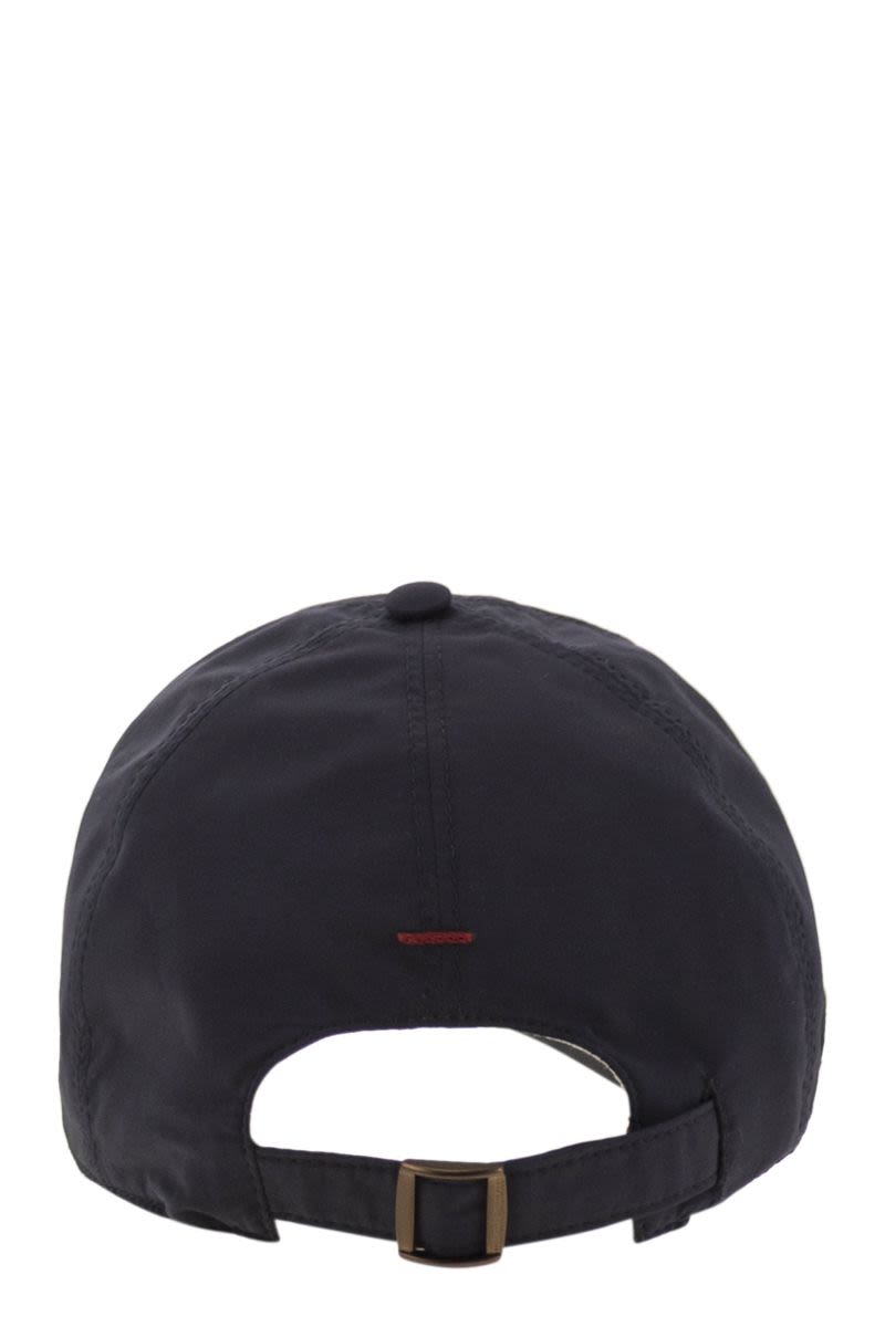 BRUNELLO CUCINELLI Water-Repellent Microfibre Baseball Cap with Embroidered Logo