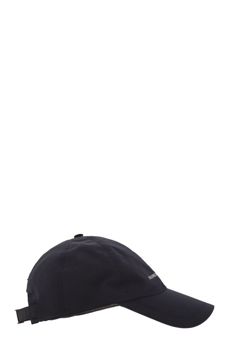 BRUNELLO CUCINELLI Water-Repellent Microfibre Baseball Cap with Embroidered Logo
