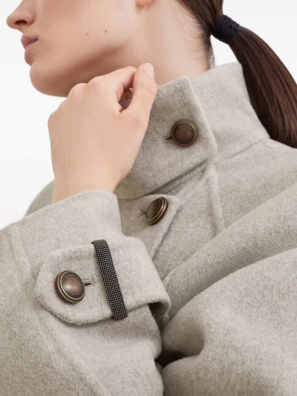 BRUNELLO CUCINELLI Double-Breasted Jacket for Women - Fall/Winter 2025