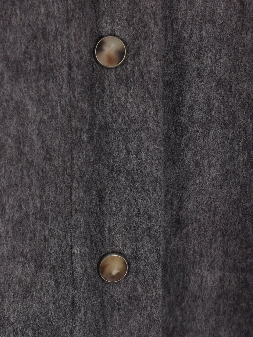 BRUNELLO CUCINELLI Wool Shirt with Horn Buttons for Women - Long Sleeve