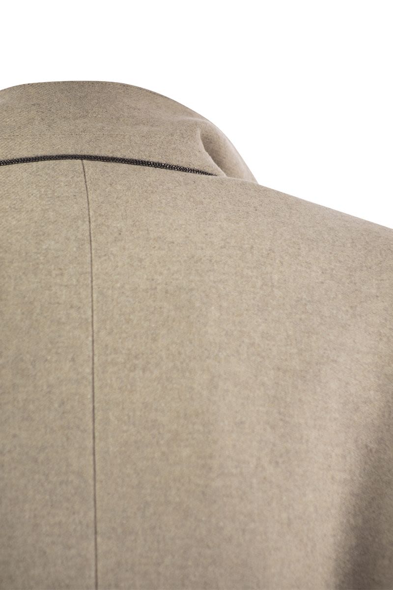 BRUNELLO CUCINELLI Lightweight Wool Cloth Jacket with Jewellery for Women