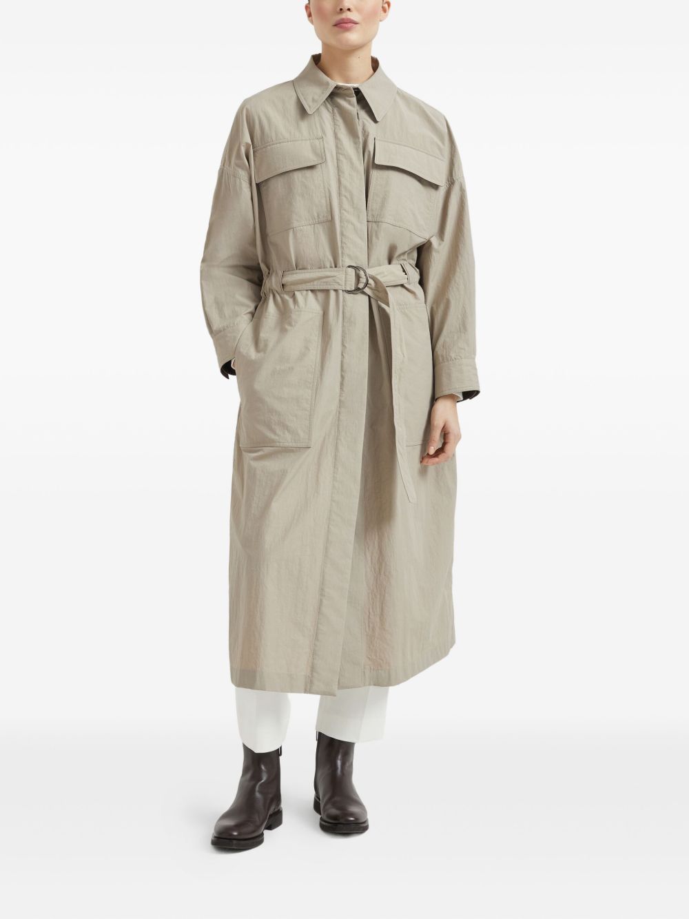 BRUNELLO CUCINELLI Nylon Trench Jacket for Women - Fall/Winter 2025