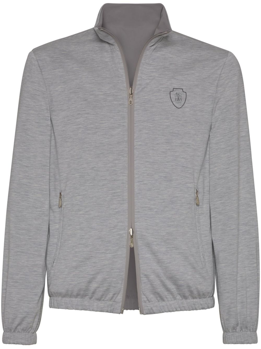 BRUNELLO CUCINELLI Men's Silk Blend Blouson Jacket - FW25