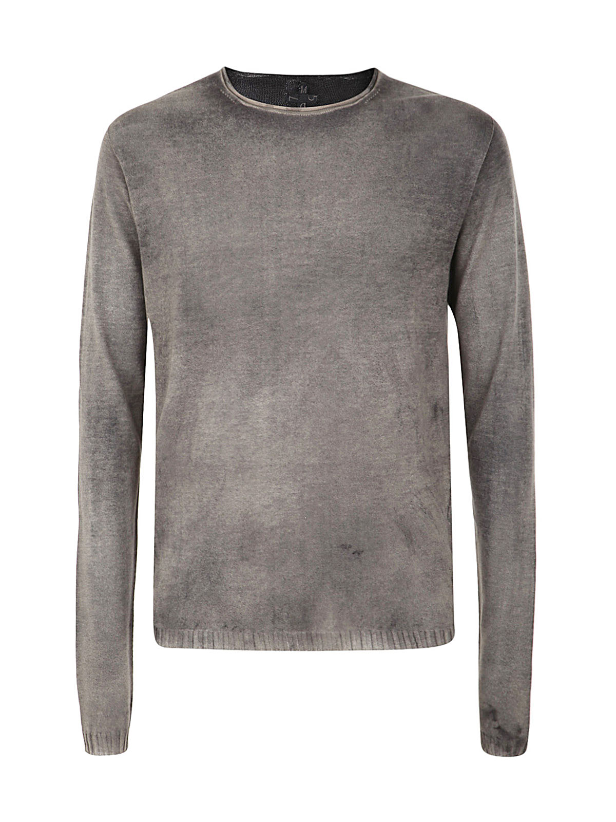 MD75 Regular Crew Neck Sweater with Ribbed Neck
