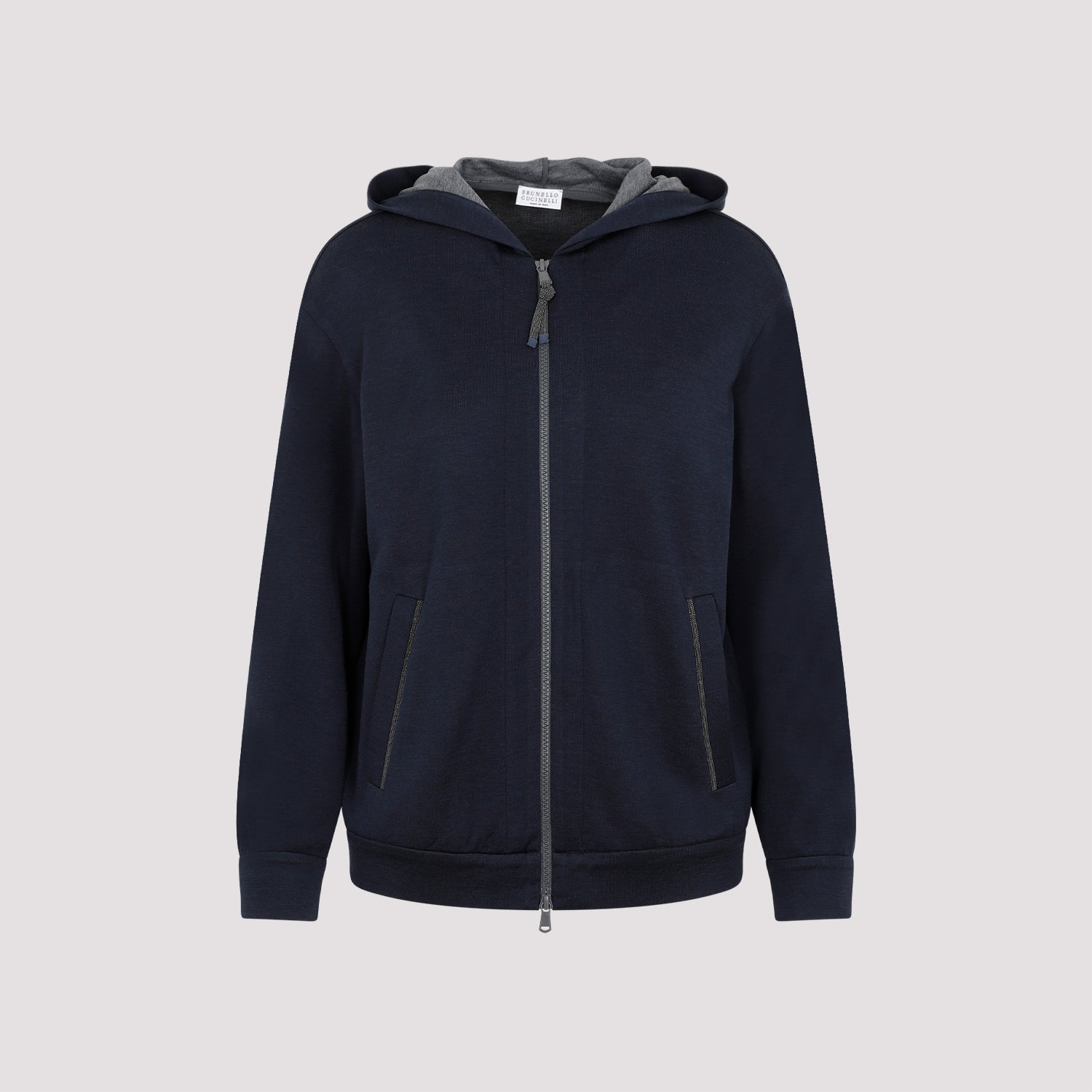 BRUNELLO CUCINELLI Cotton and Silk Hoodie for Women