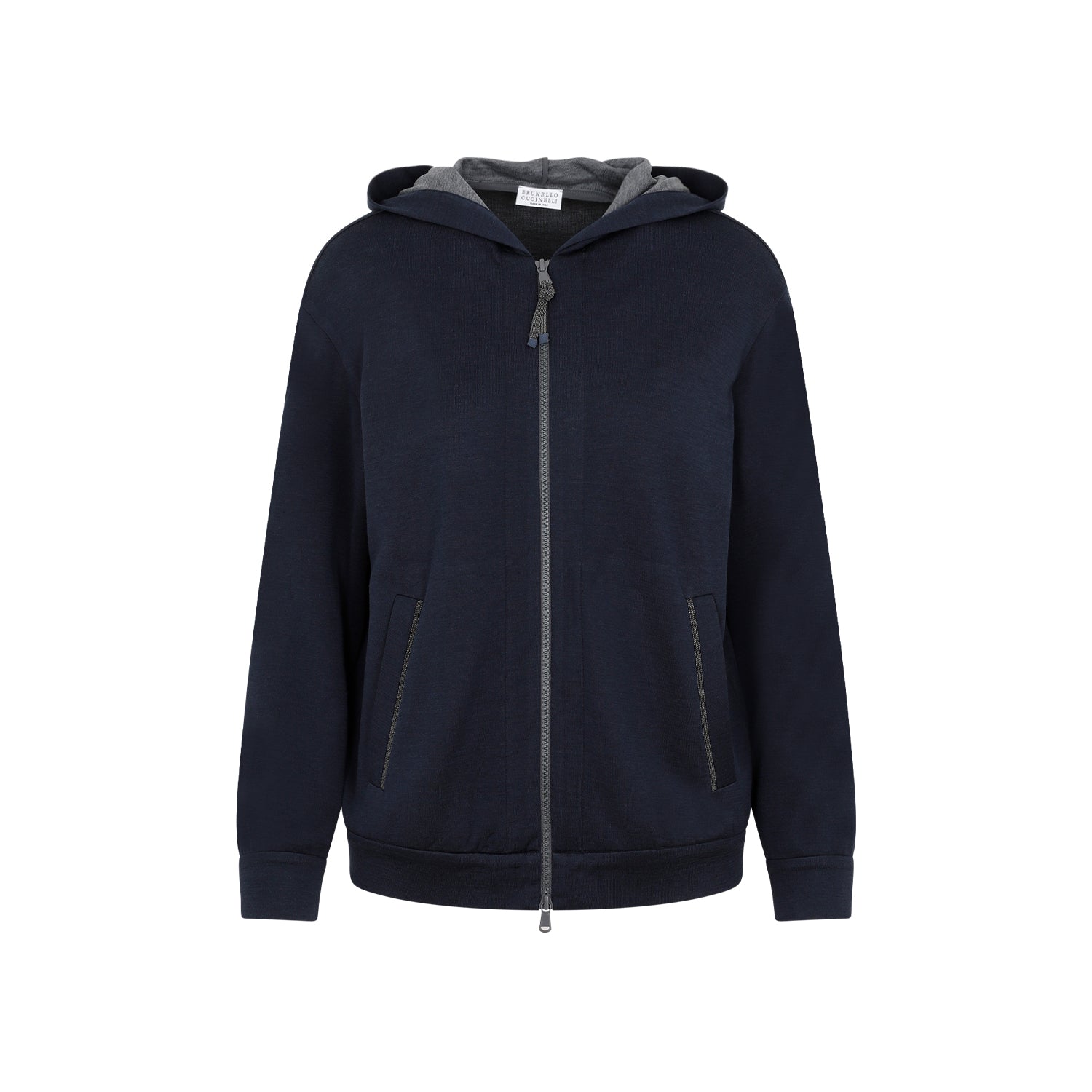 BRUNELLO CUCINELLI Cotton and Silk Hoodie for Women