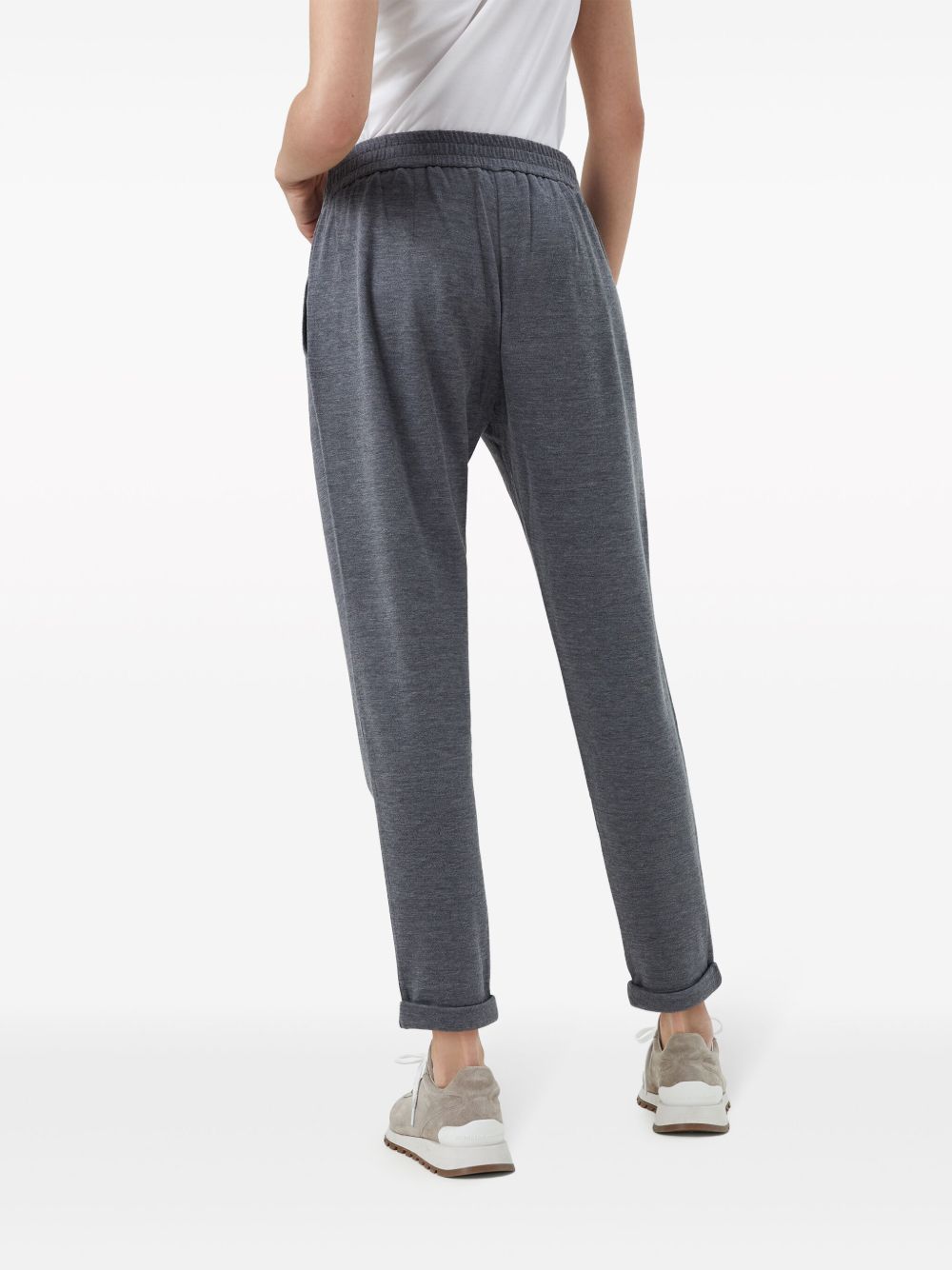 BRUNELLO CUCINELLI Mid-Rise Drawstring Trousers for Women