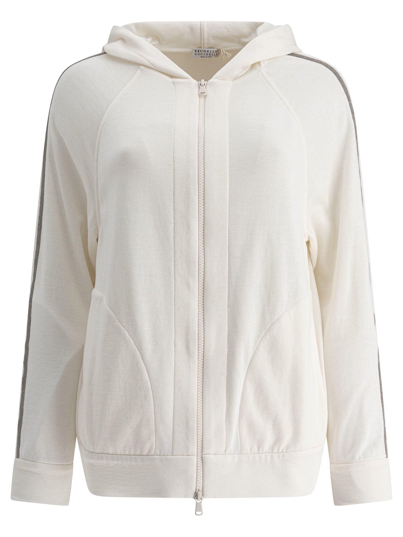 BRUNELLO CUCINELLI Luxurious Cotton-Silk Blend Sweatshirt for Women