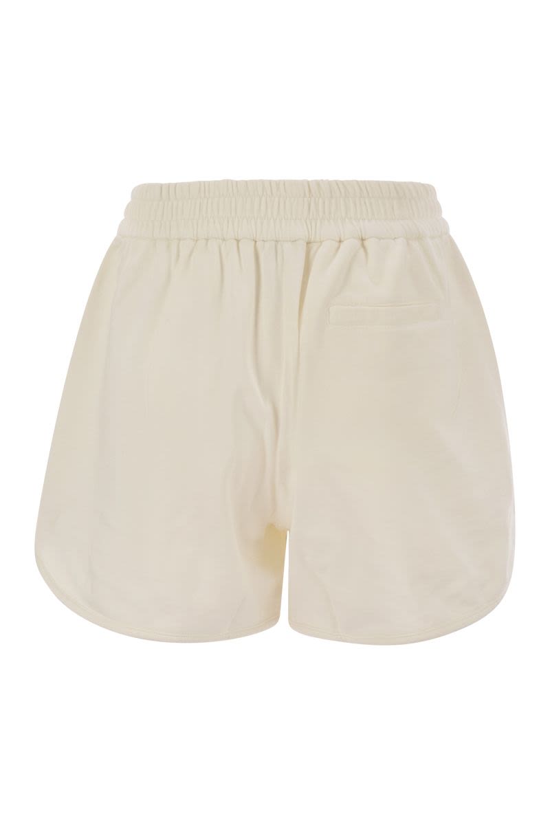 BRUNELLO CUCINELLI Cotton Sporty Mini Shorts for Women