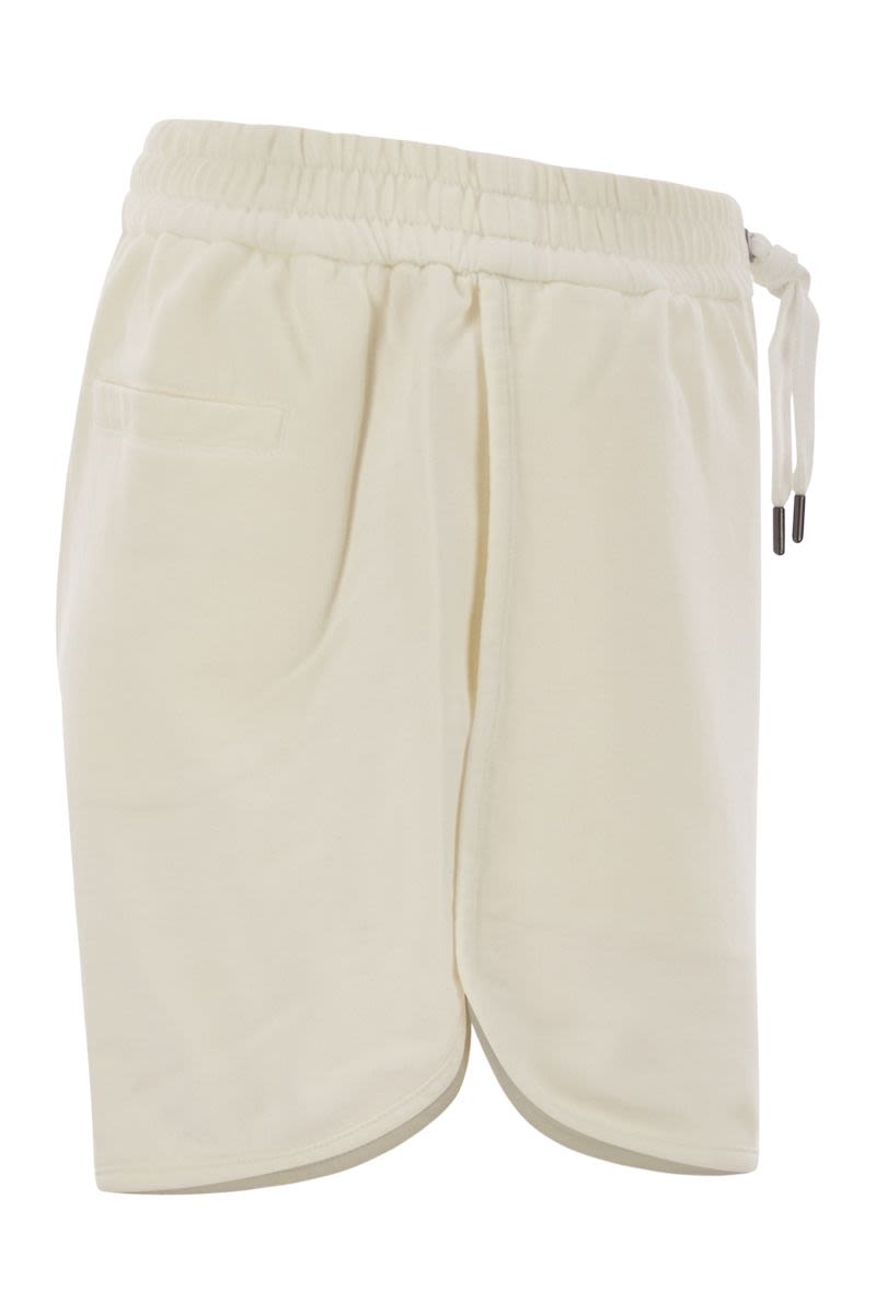 BRUNELLO CUCINELLI Cotton Sporty Mini Shorts for Women