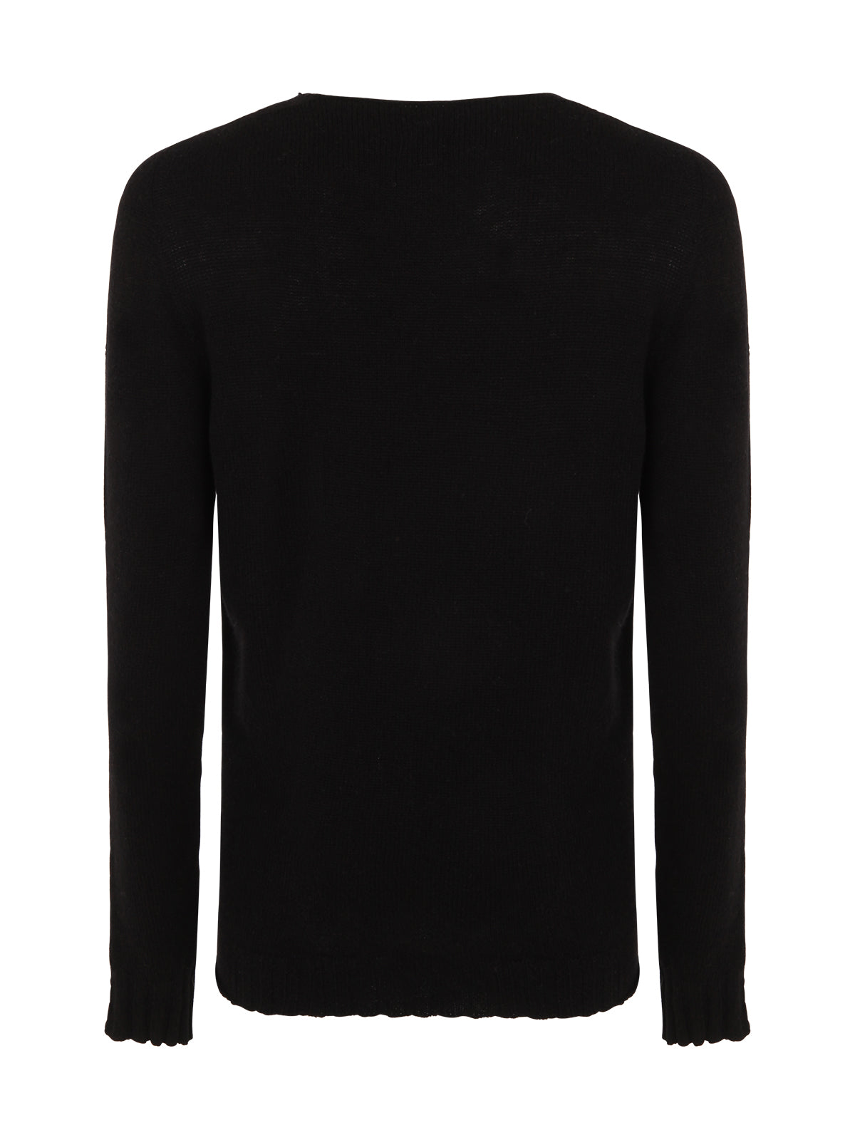 MD75 Wool Cashmere Pullover with Inlay Detail - Men's
