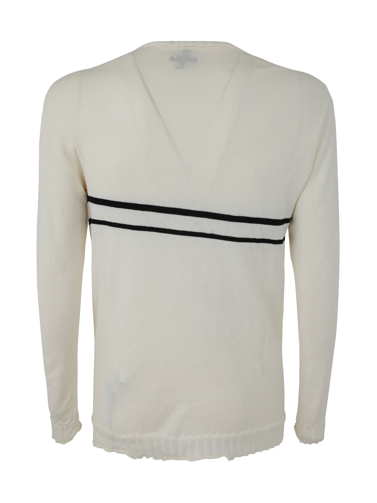 MD75 Striped Round Neck Pullover - Men's Size