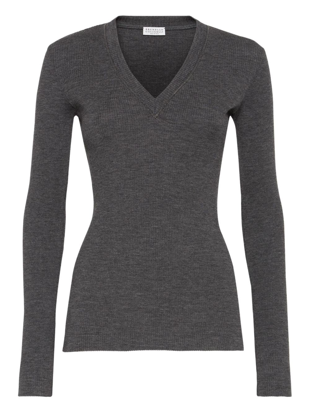BRUNELLO CUCINELLI Wool V-Necked Sweater - Women's FW25 Collection