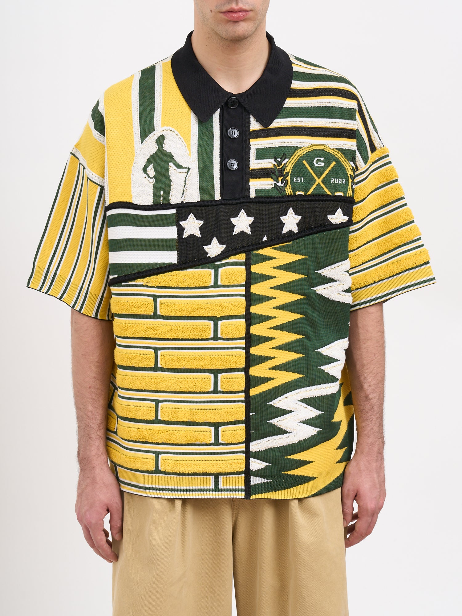 PDF Men's Short Sleeve Polo Shirt - Size M