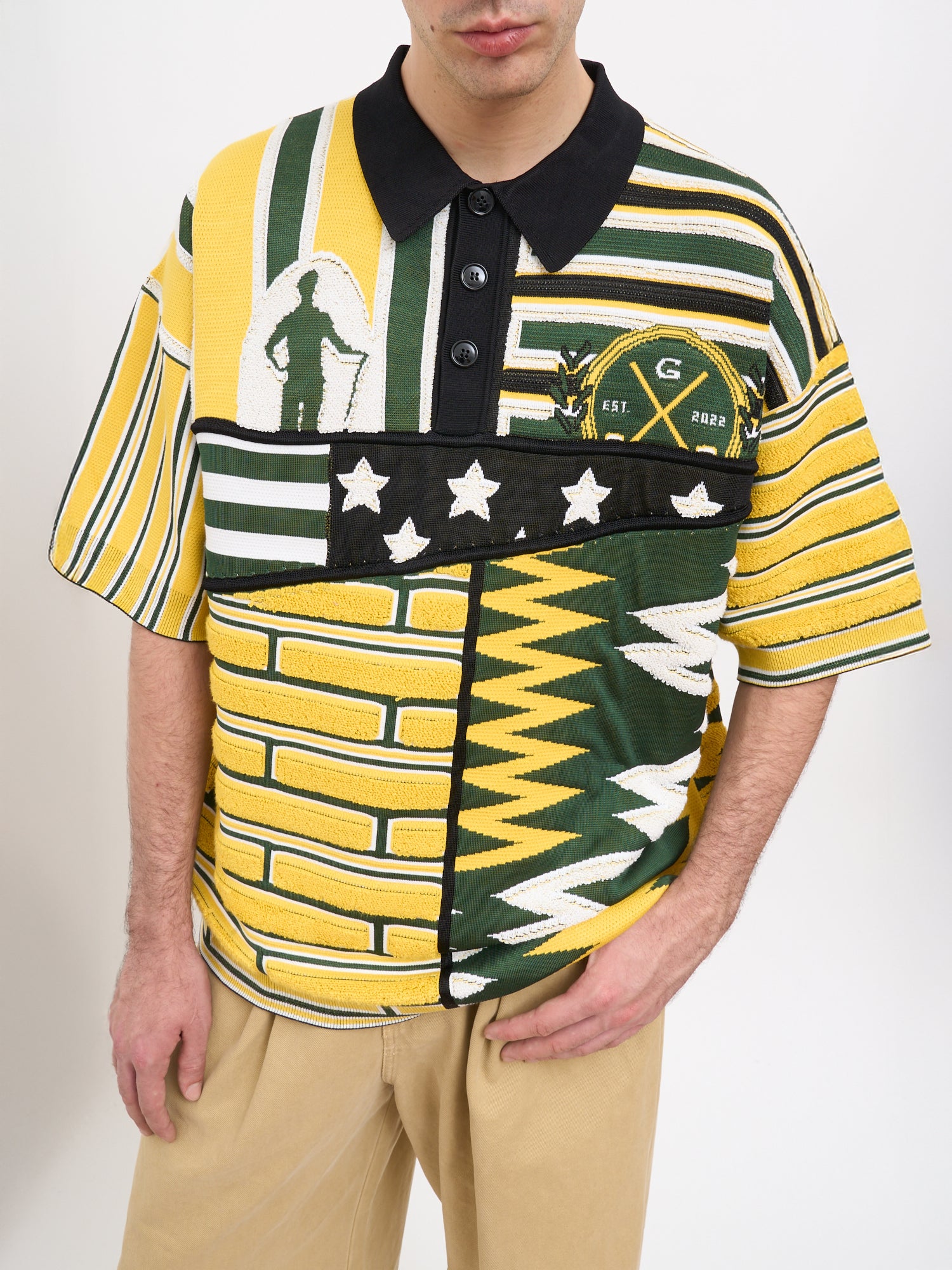 PDF Men's Short Sleeve Polo Shirt - Size M