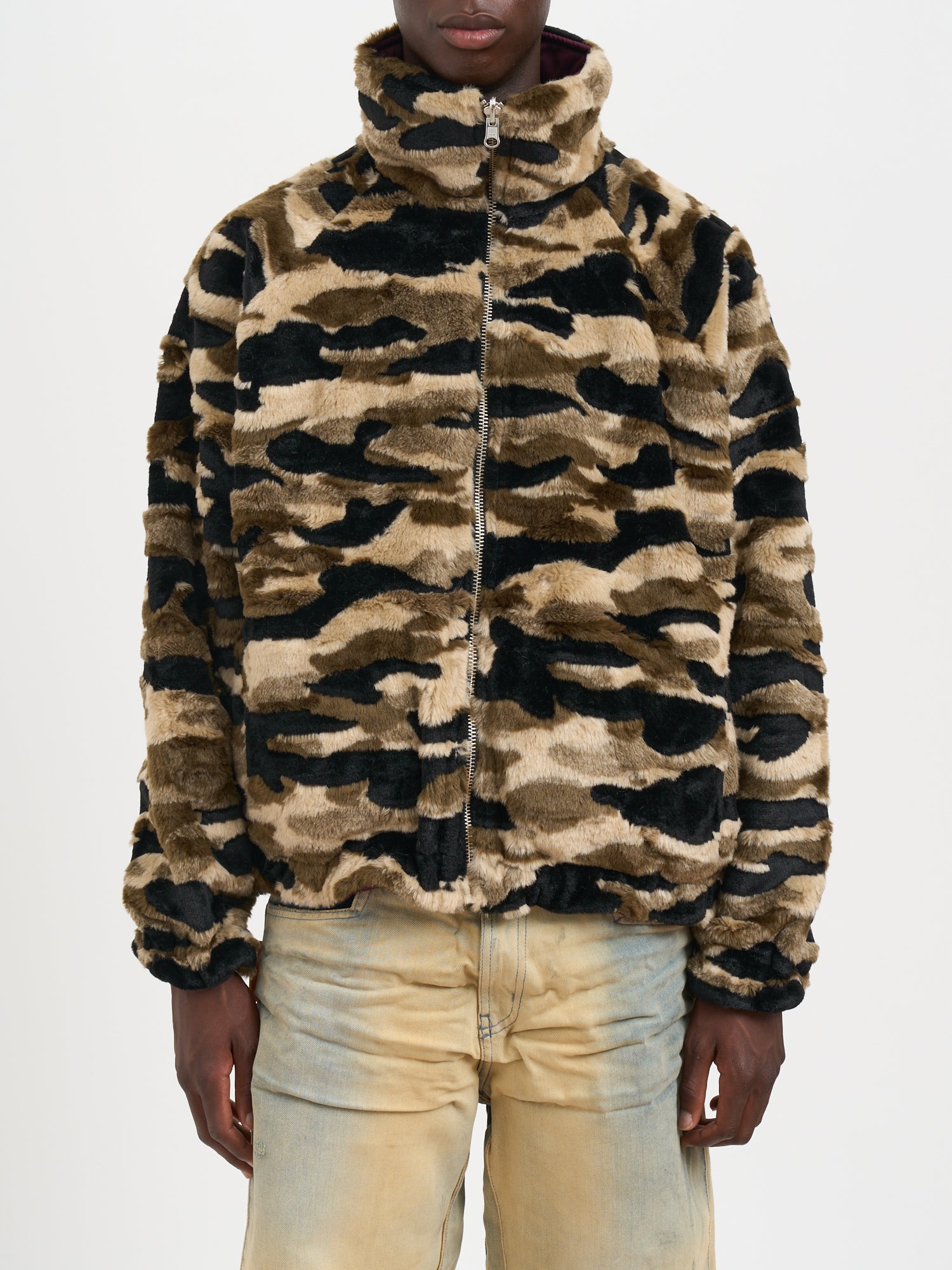 PDF Oversized Fleece Jacket - Medium Size