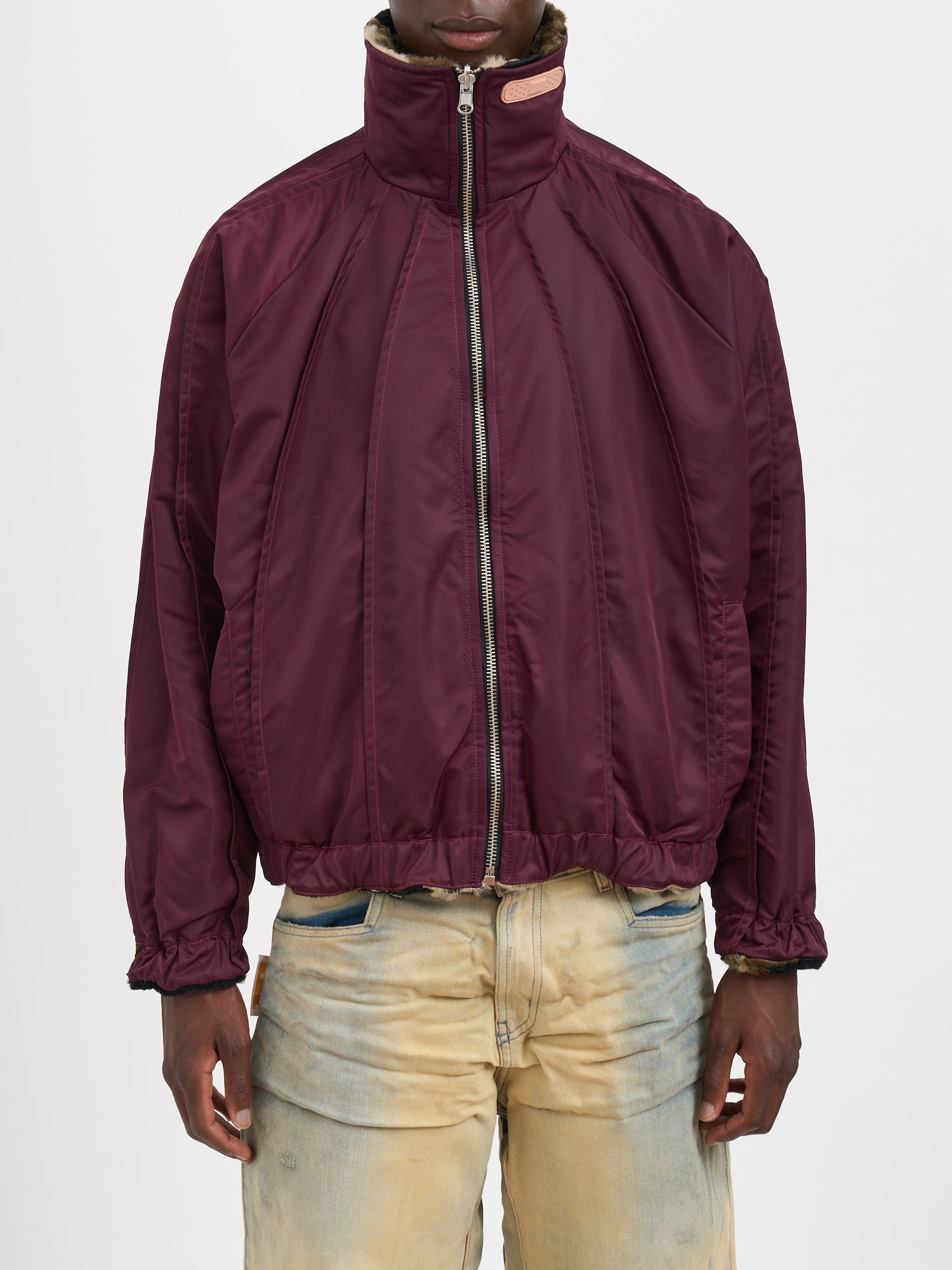 PDF Oversized Fleece Jacket - Medium Size