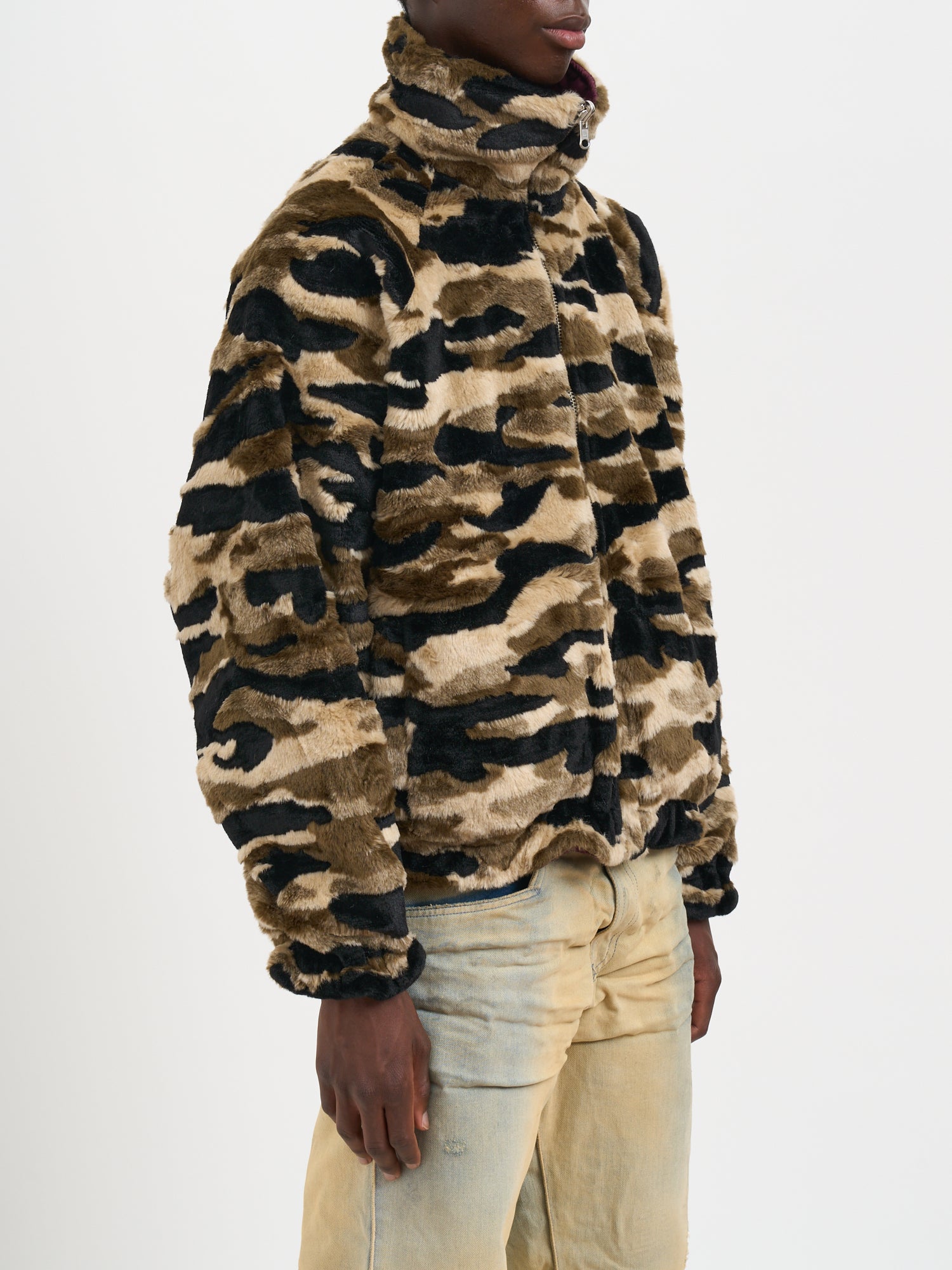 PDF Oversized Fleece Jacket - Medium Size