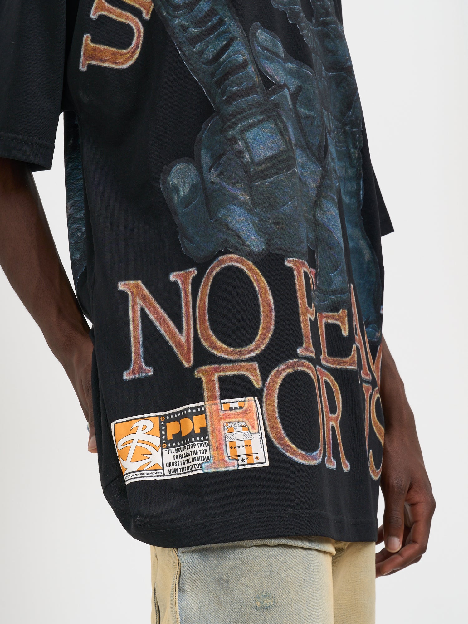 PDF Oversized Crewneck T-Shirt for Men - Medium