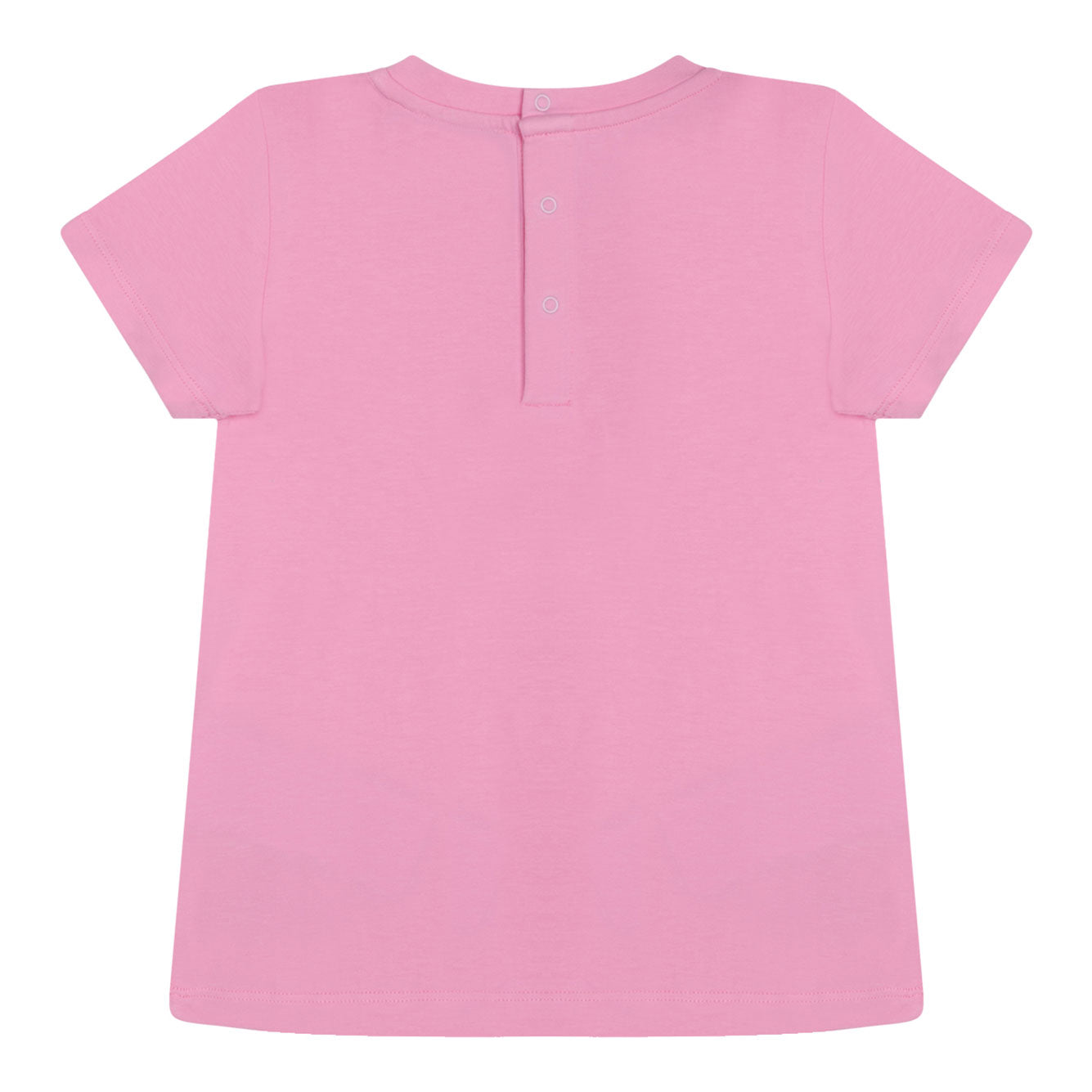 MOSCHINO KIDS Mini Cotton-Lycra-Linen Dress for Girls - SS24 Collection