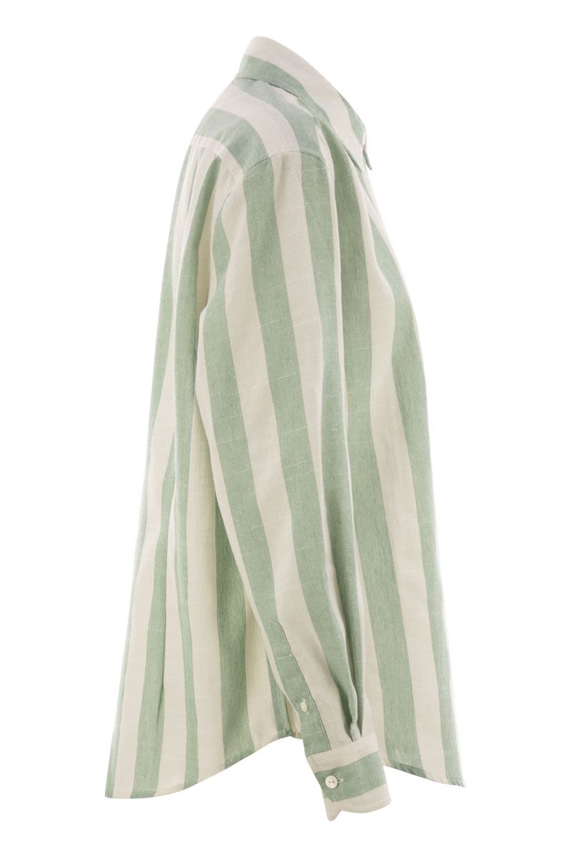 MC2 SAINT BARTH Meredith Classic-Fit Mini Patterned Cotton Blend Shirt