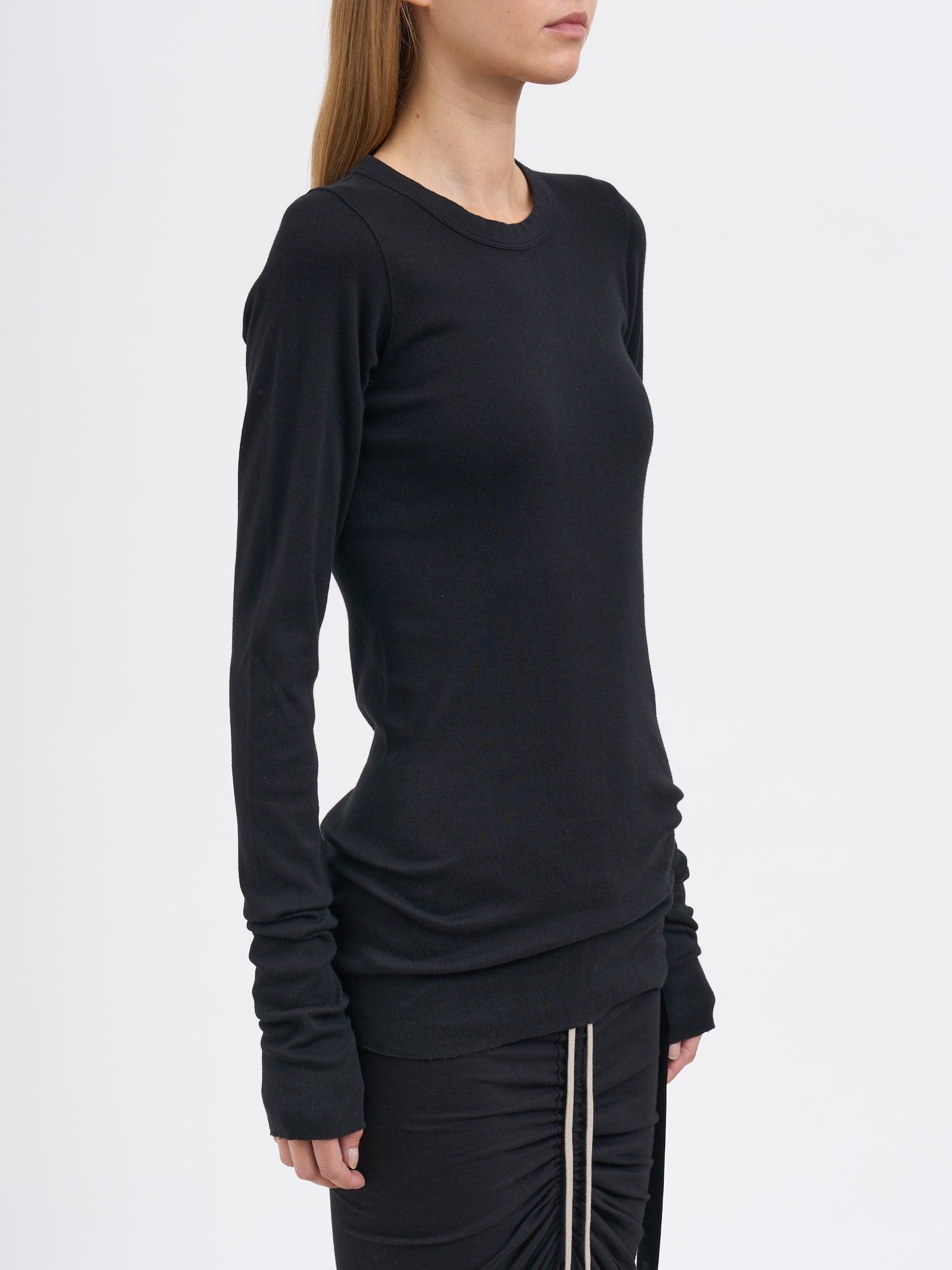 DRKSHDW Slim Fit Long Sleeve Crew Neck T-Shirt - Size S