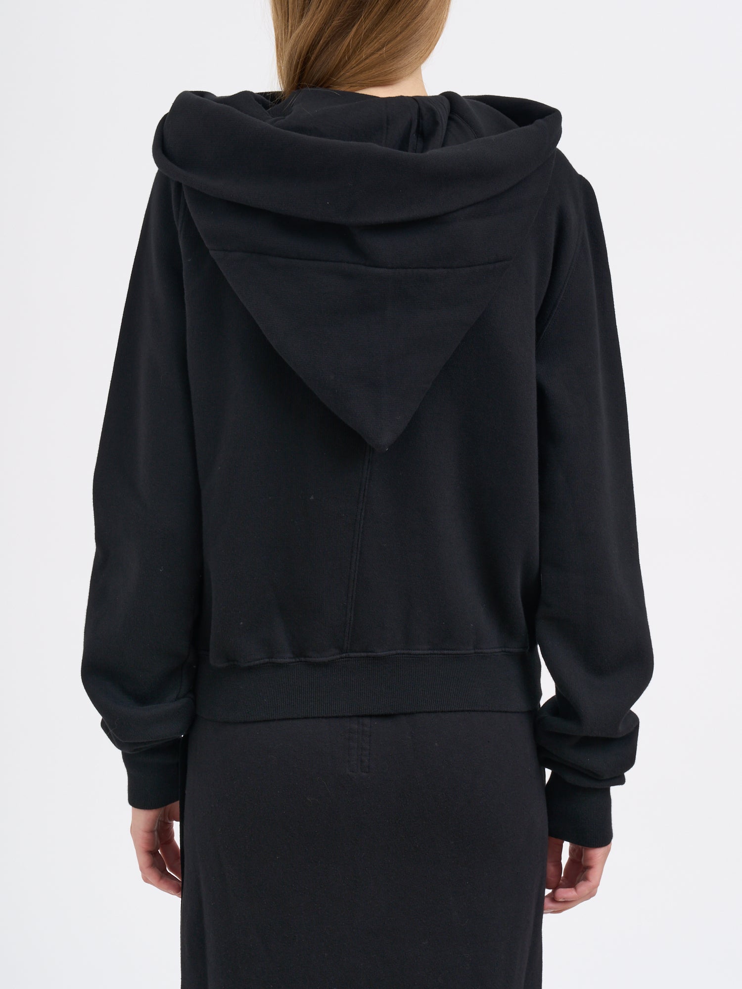 DRKSHDW Asymmetrical Zip Mountain Hoodie for Women