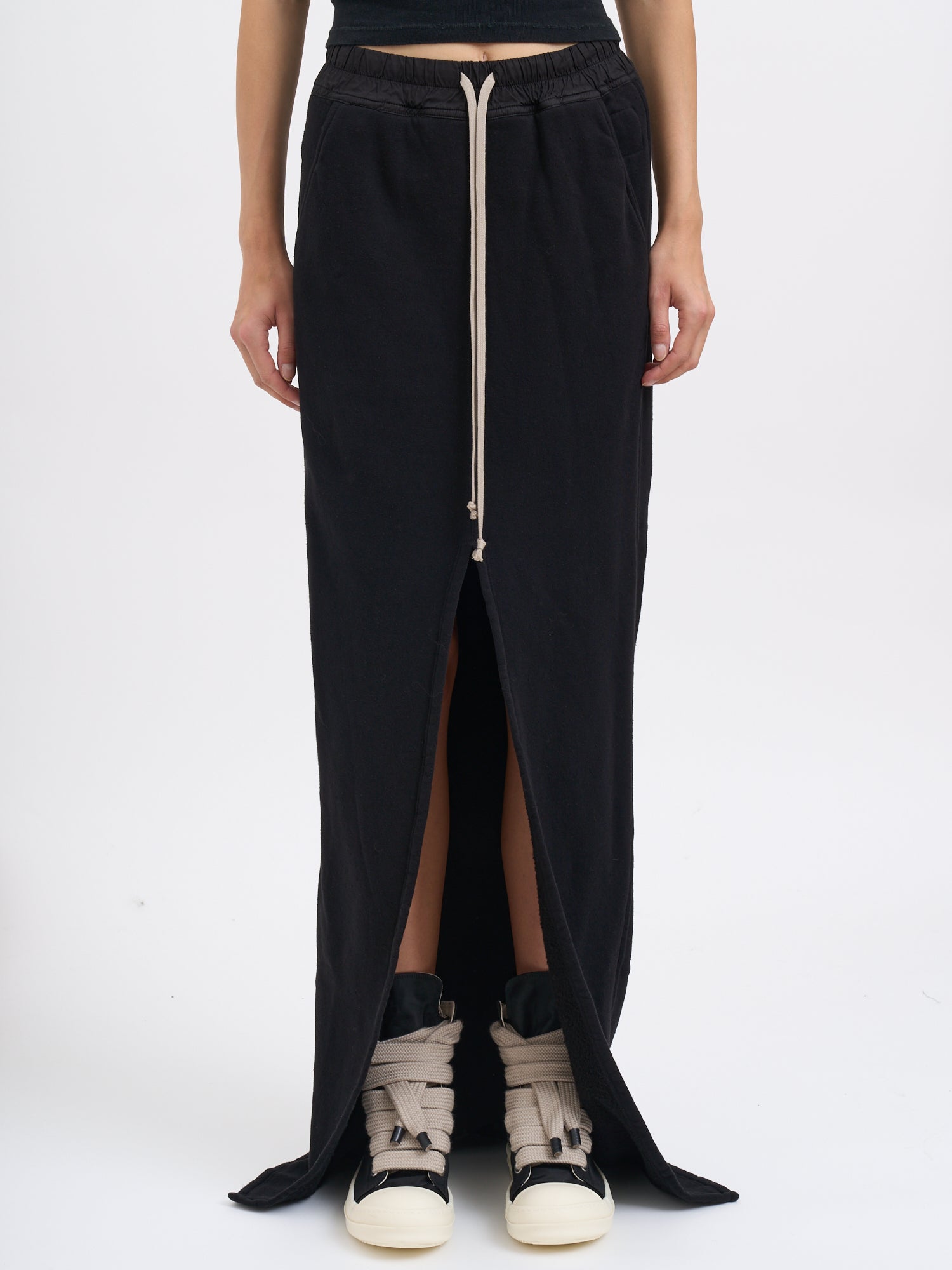 DRKSHDW Fleece Pillar Skirt with Front Slit - Women's Size S