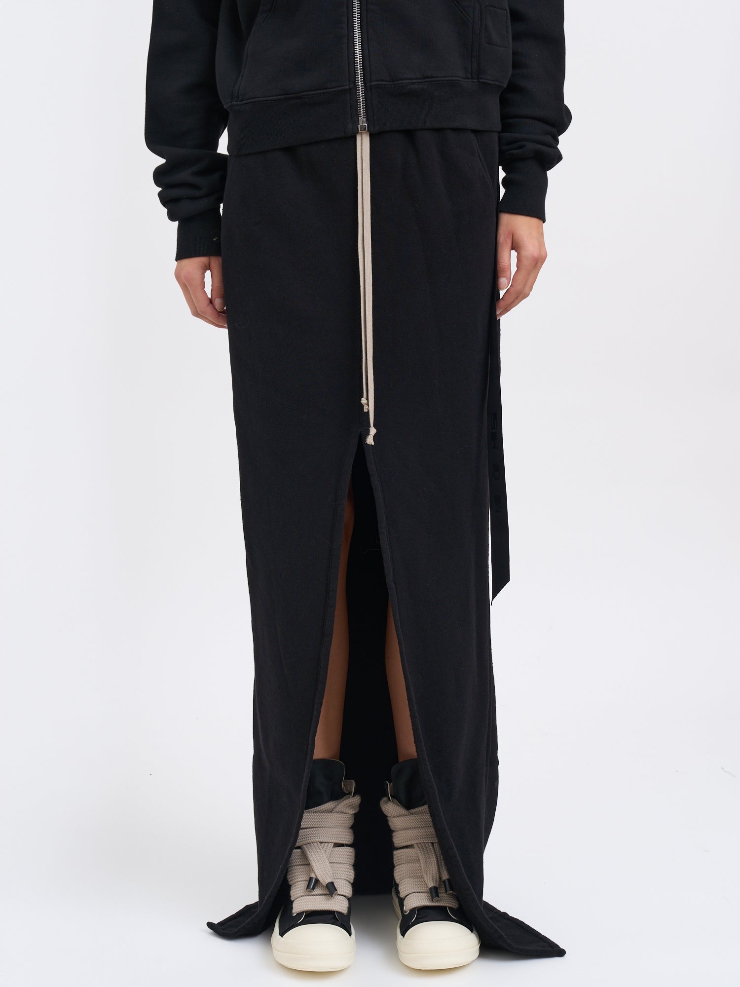 DRKSHDW Fleece Pillar Skirt with Front Slit - Women's Size S